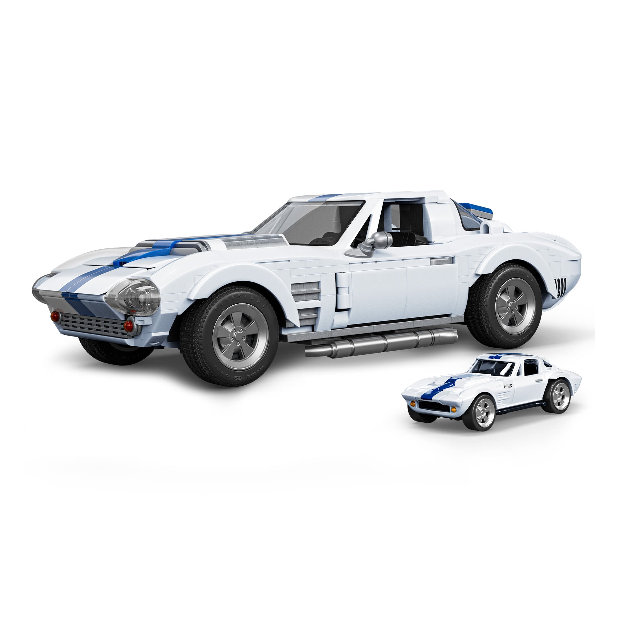 Mattel Brick Shop Hot Wheels Elite Corvette Grand Sport jeu de construction 1:16