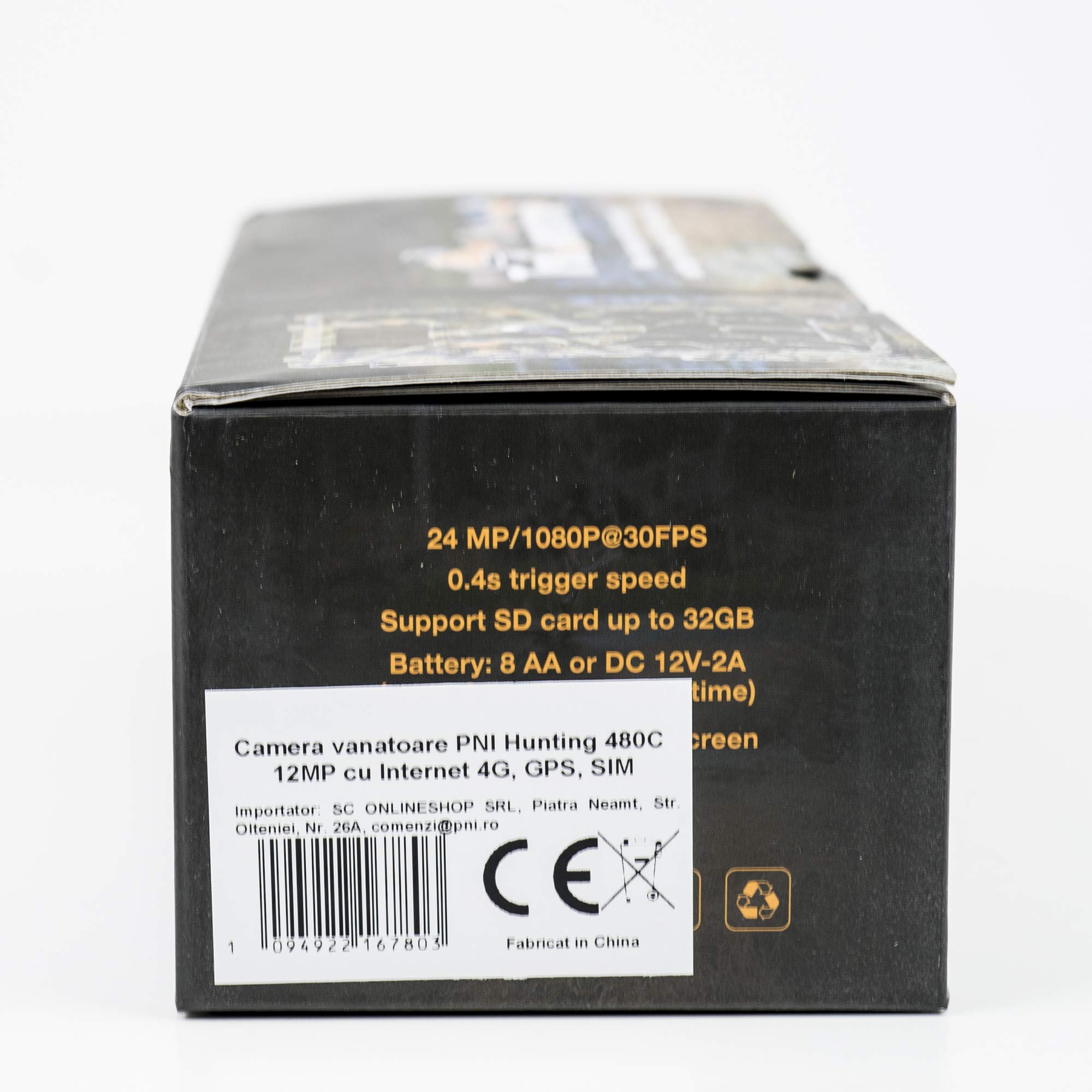 PNI Hunting 480C caméra chasse 4G 24MP SIM cloud