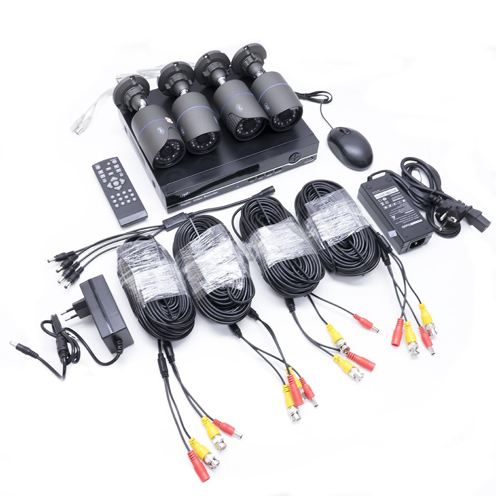 PNI PTZ1200 kit vidéosurveillance 4 caméras 1080P