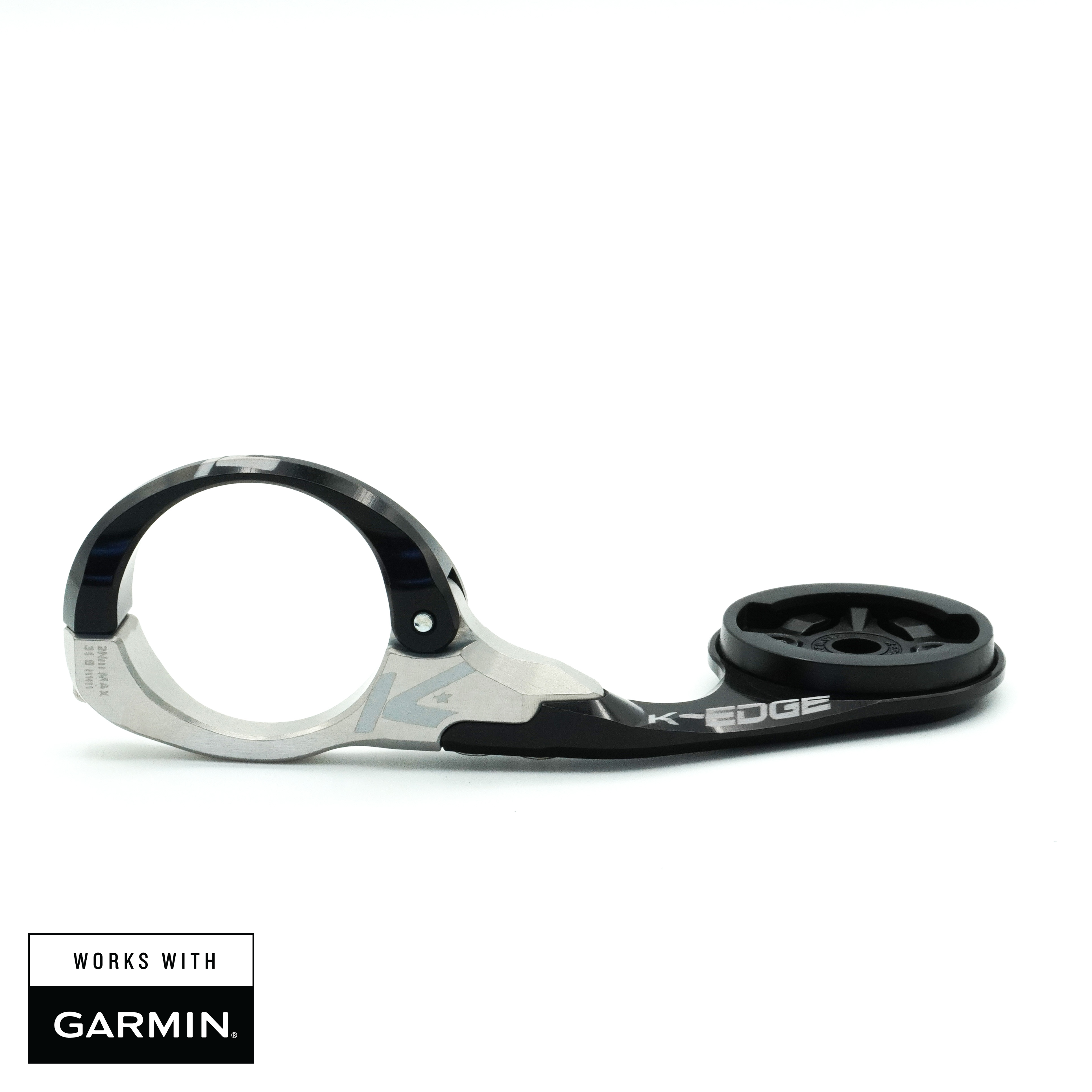K-edge Computer Mounts Race Mount support vélo Garmin 31.8 noir