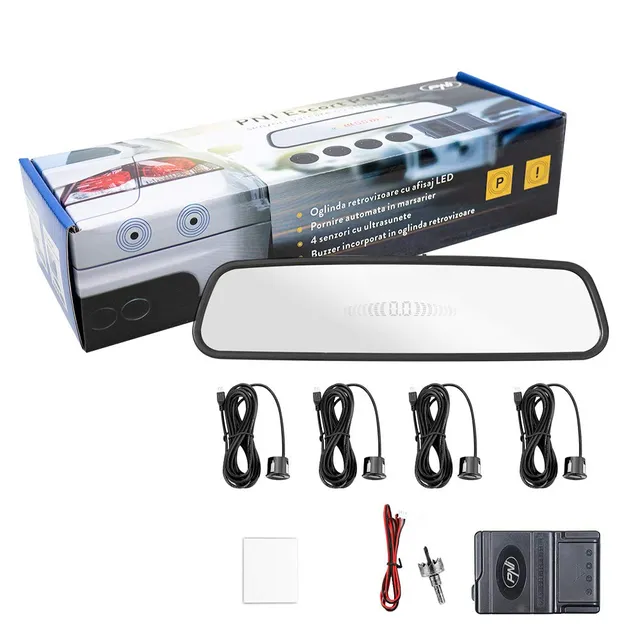 PNI Escort P03 B radar recul 4 capteurs miroir