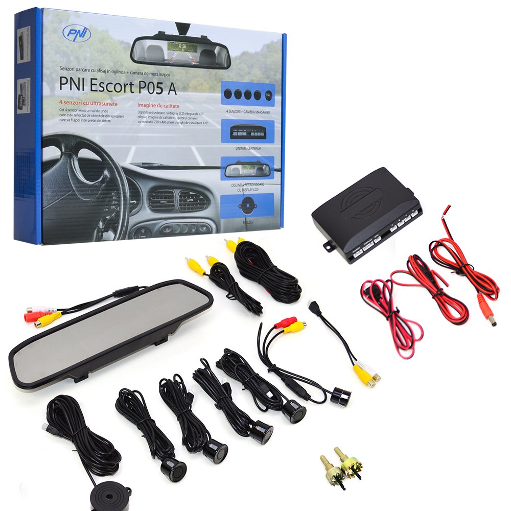 PNI Escort P05 radar recul voiture 4 capteurs caméra
