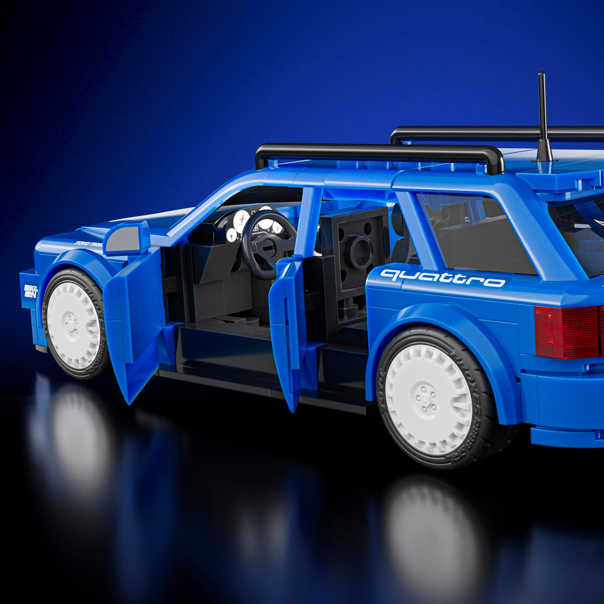 Hot Wheels Speed Series Audi RS2 jeu de construction 1:32