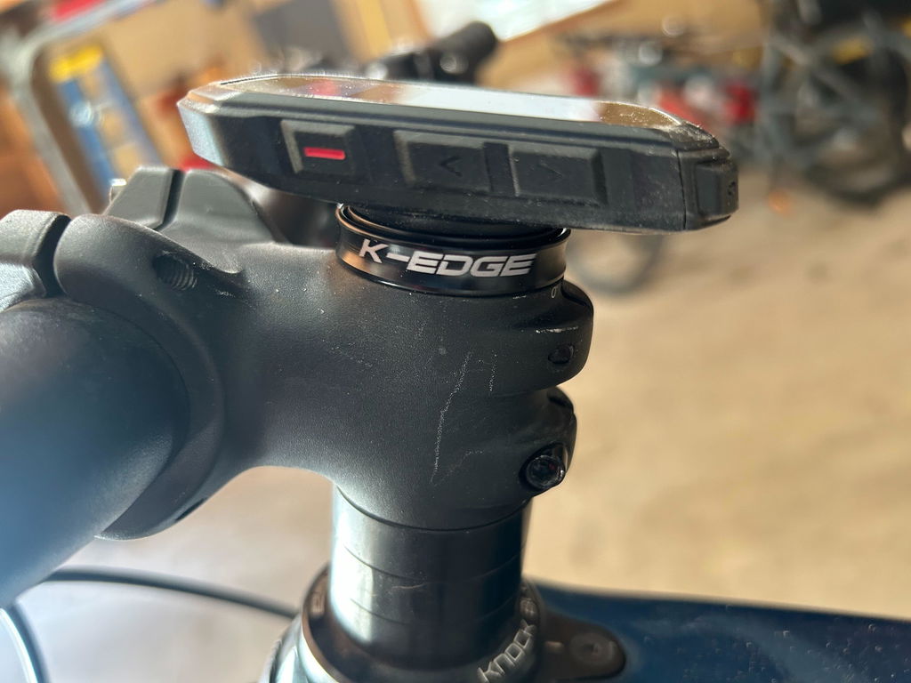 K-edge Computer Mounts Gravity support Garmin noir potence