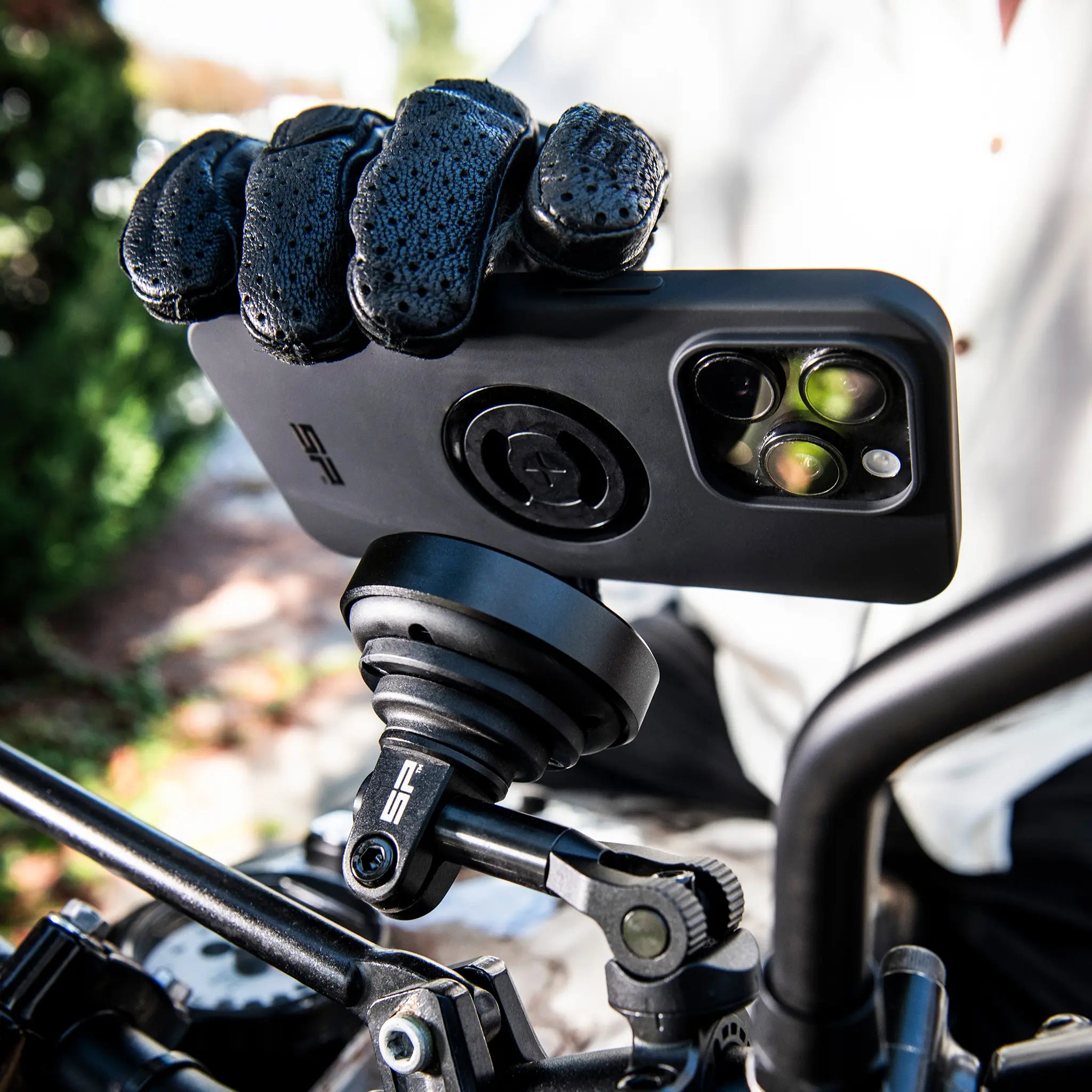 SP Connect Mounts Charging Anti Vibration Module support moto
