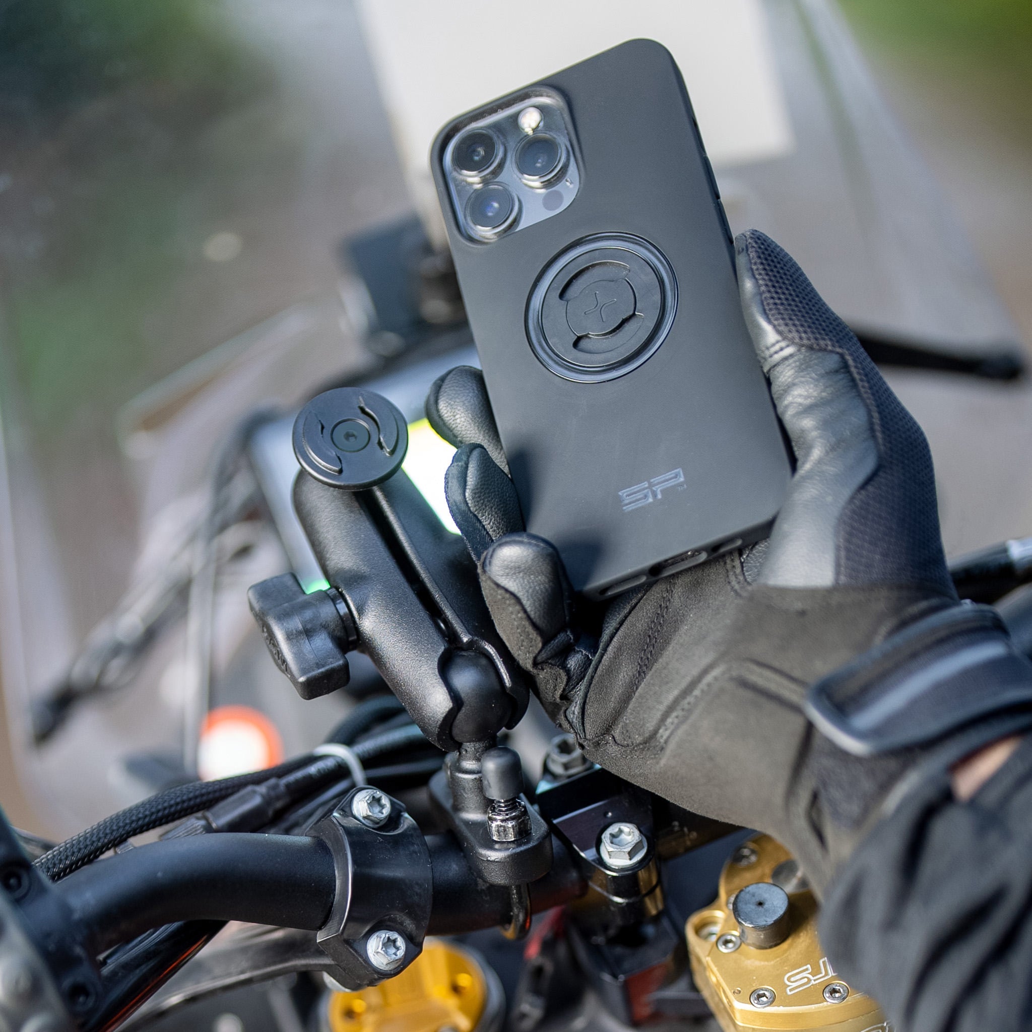 SP Connect Ballhead Mount Pro support moto rotule RAM