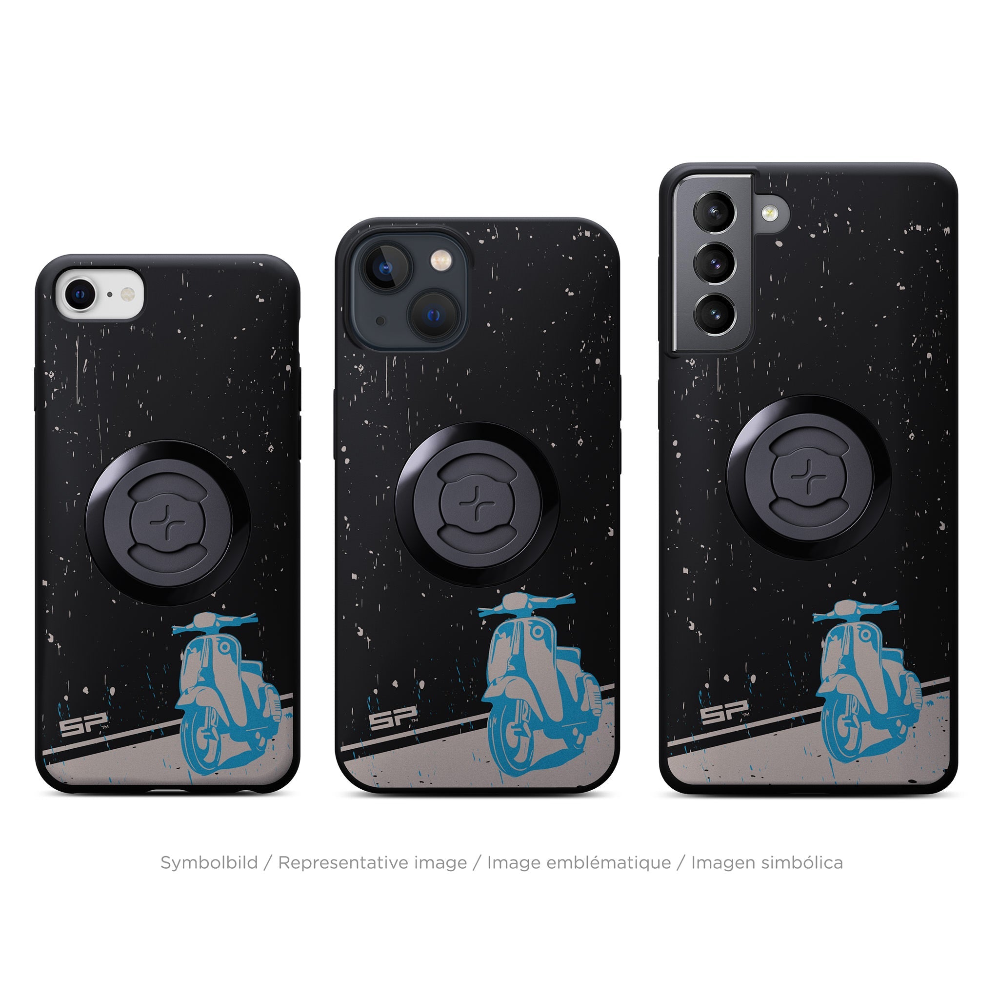 SP Connect Vintage Moto coque téléphone teal