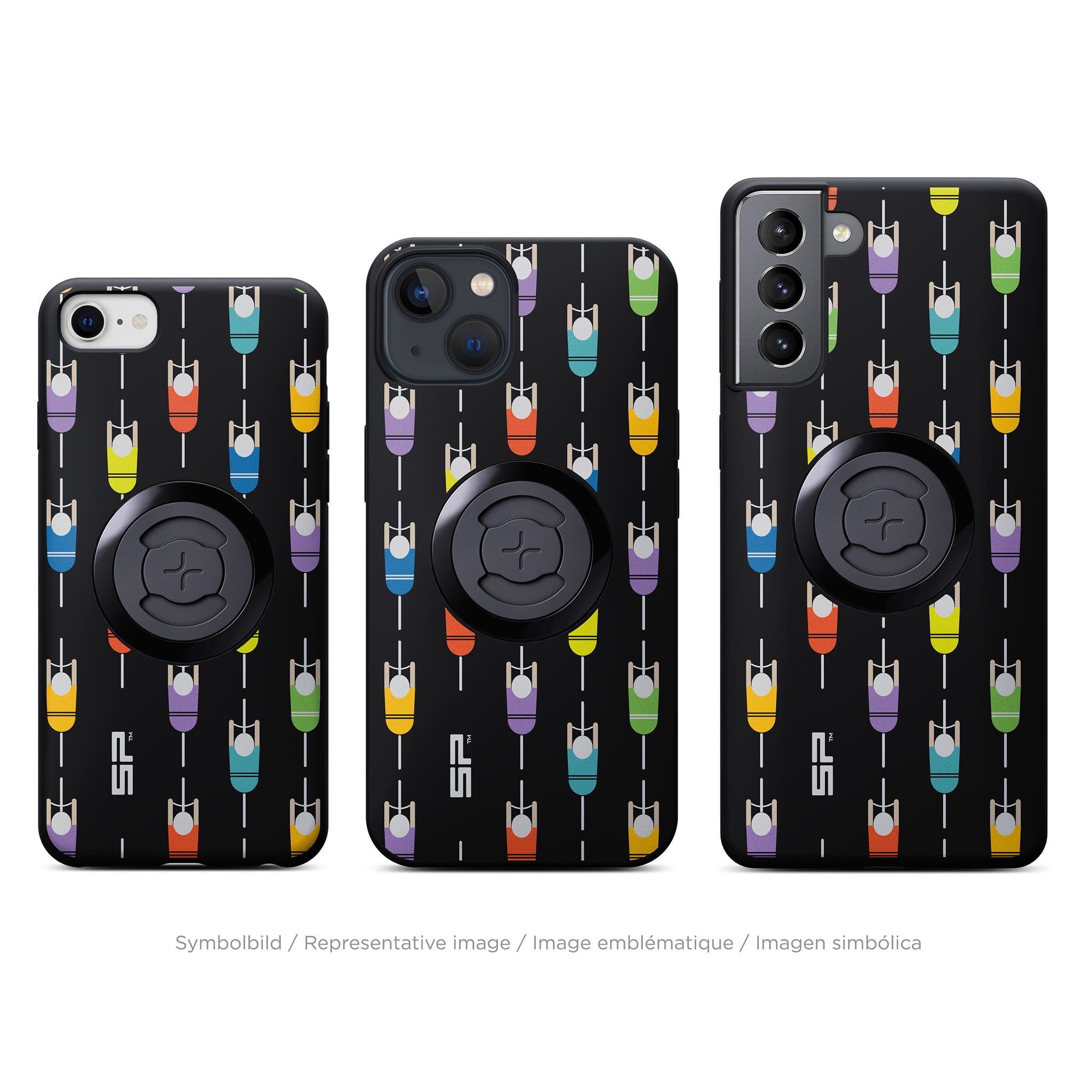 SP Connect Phone Case Cyclists coque iPhone 16 Pro multi vélo