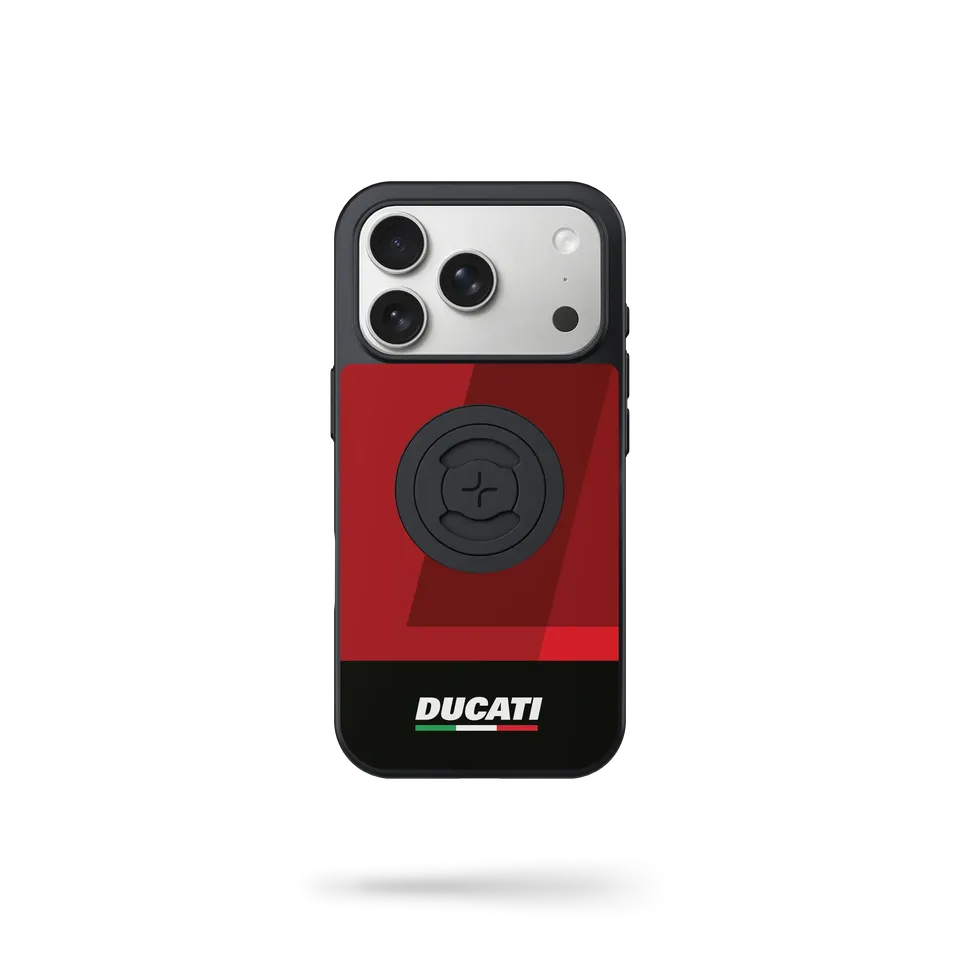 SP Connect Ducati Phone Case coque iPhone 16 Pro rouge