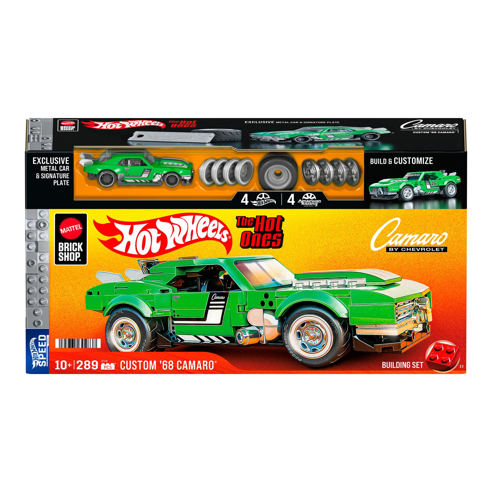 Hot Wheels Speed Series Camaro 68 jeu de construction 1:32