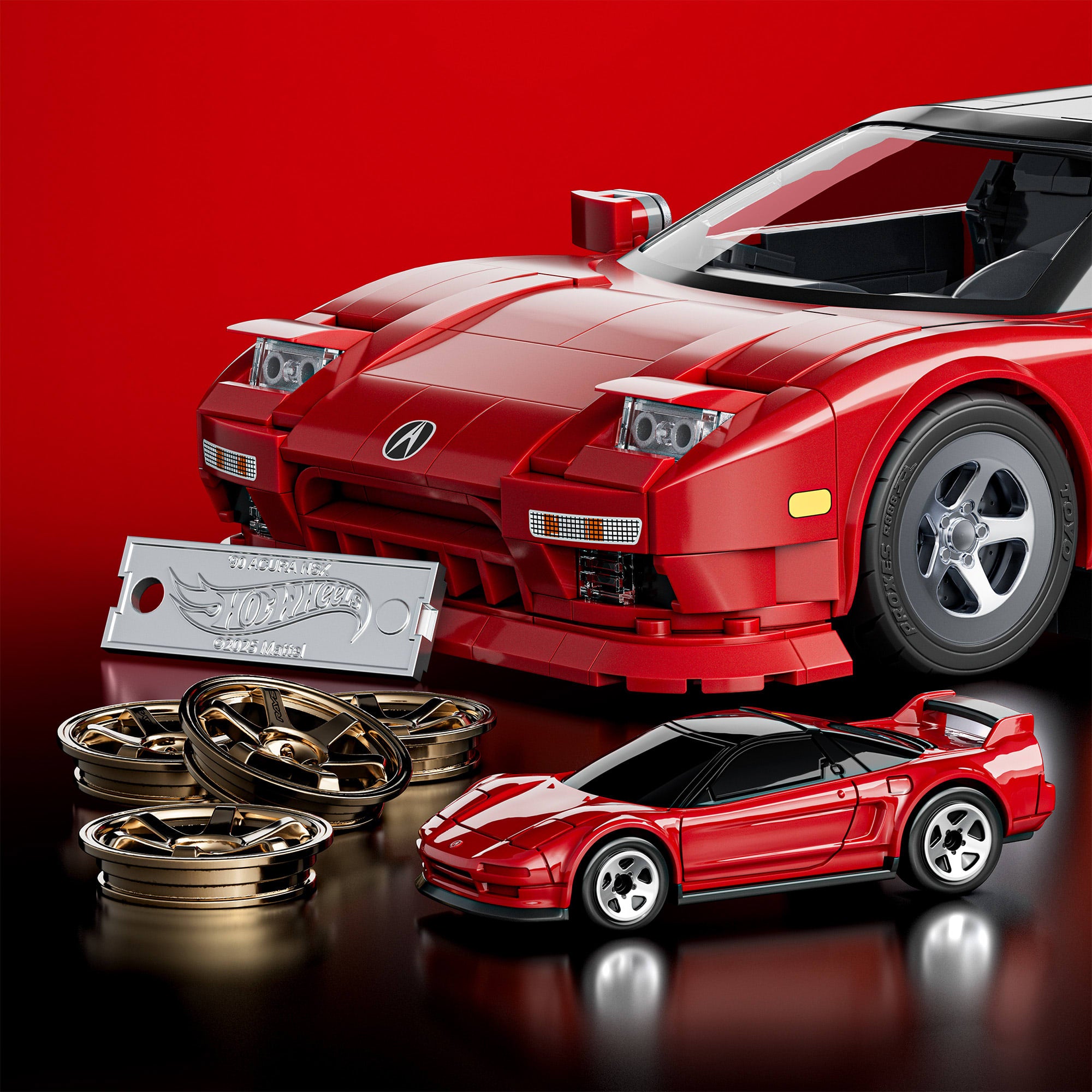 Mattel Brick Shop Hot Wheels Elite NSX 90 jeu construction