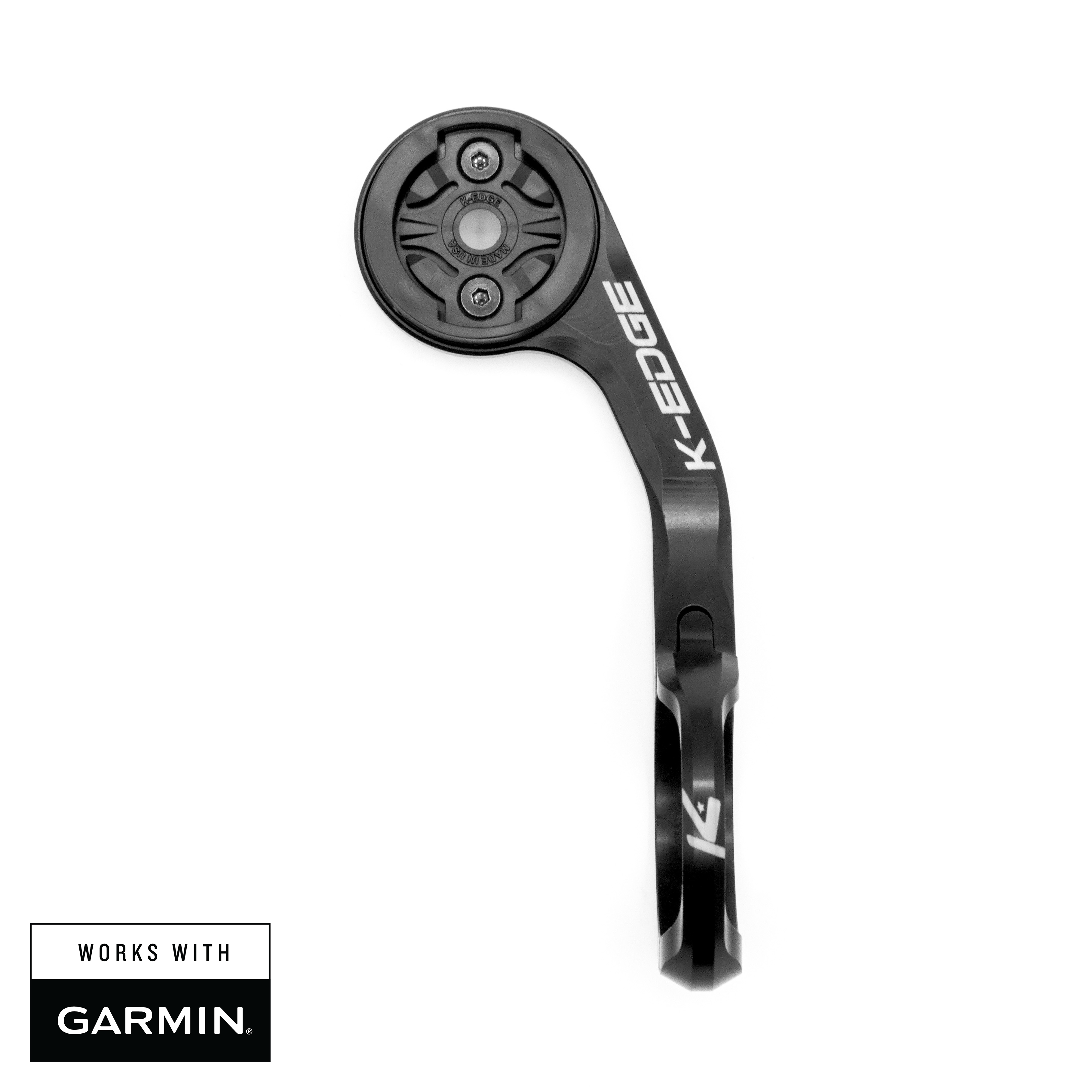K-Edge Max XL Support Compteur Garmin 35mm Noir Guidon