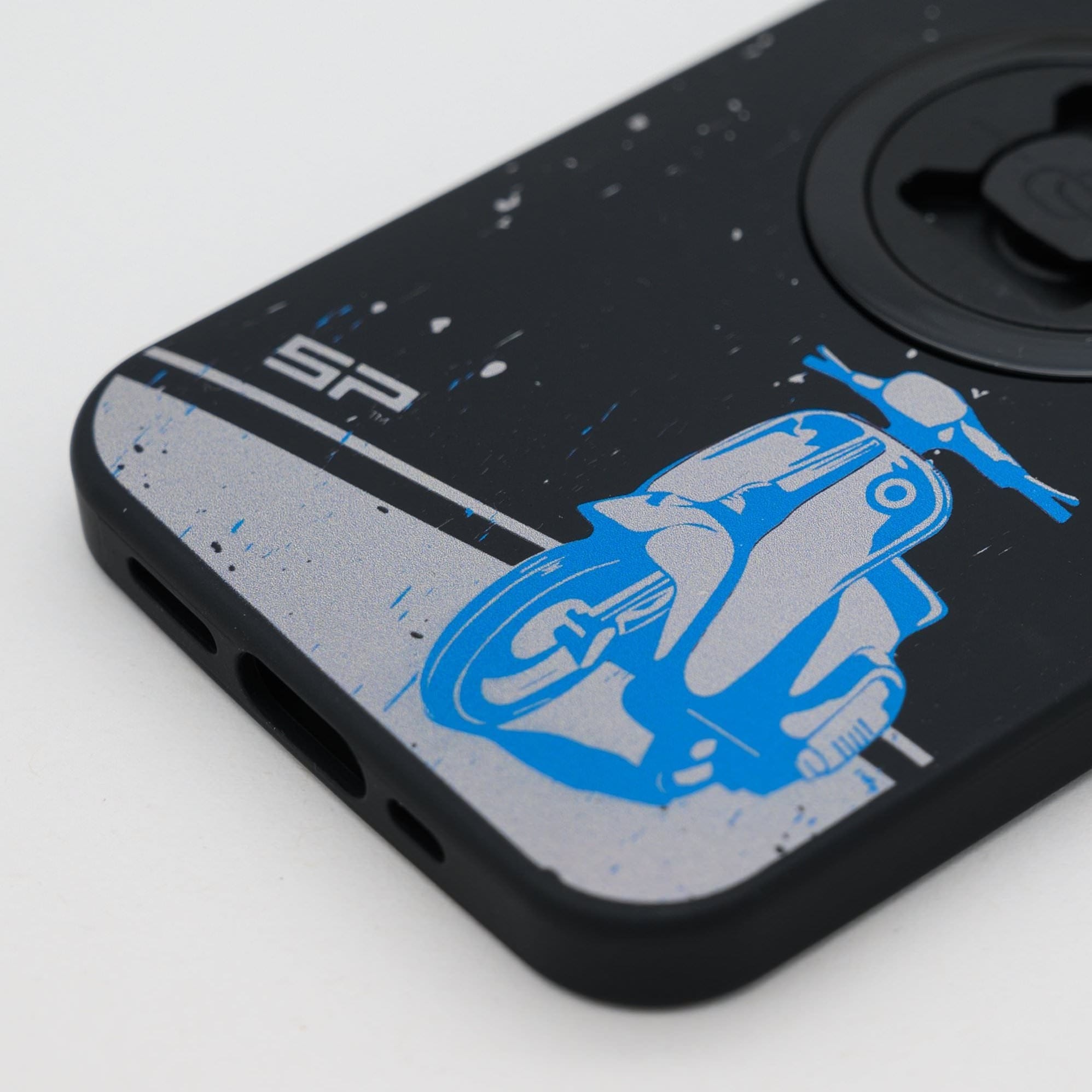 SP Connect Vintage Moto coque téléphone teal
