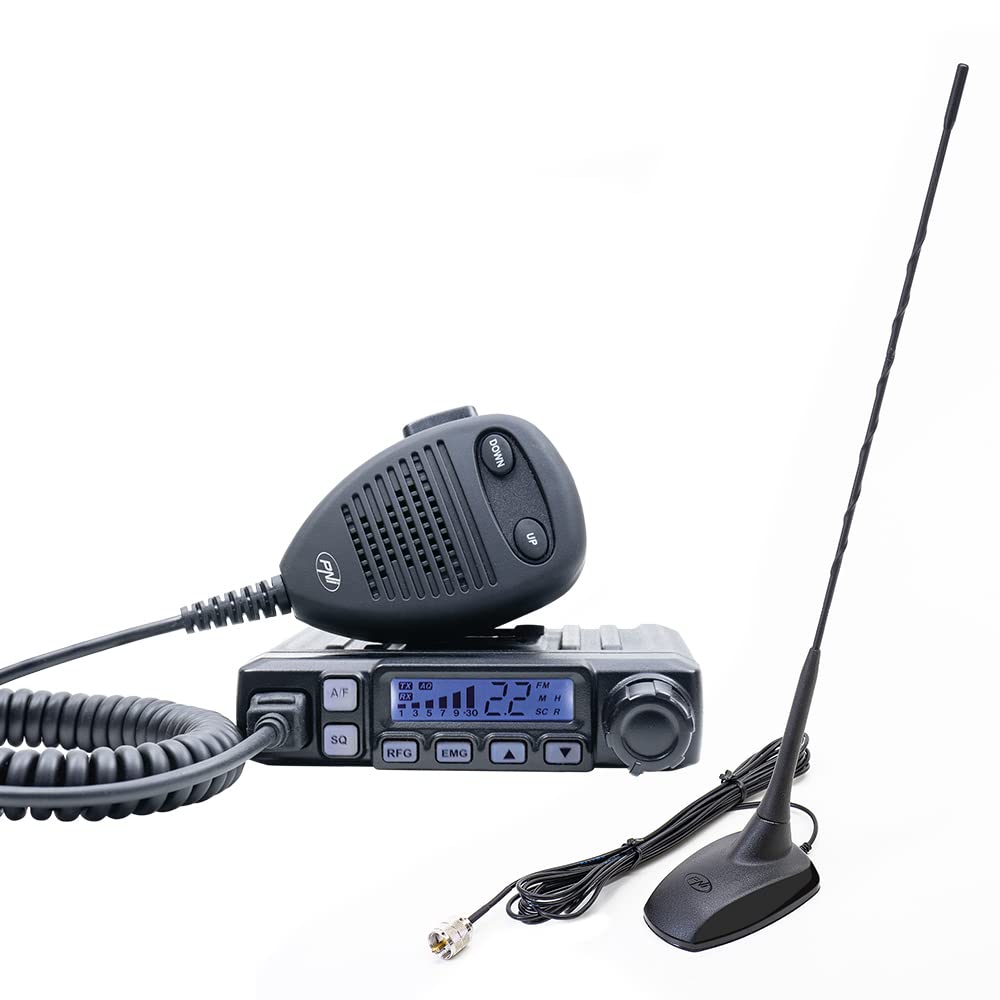 PNI Stations de radio CB Escort HP 7120 ASQ kit antenne Extra 48