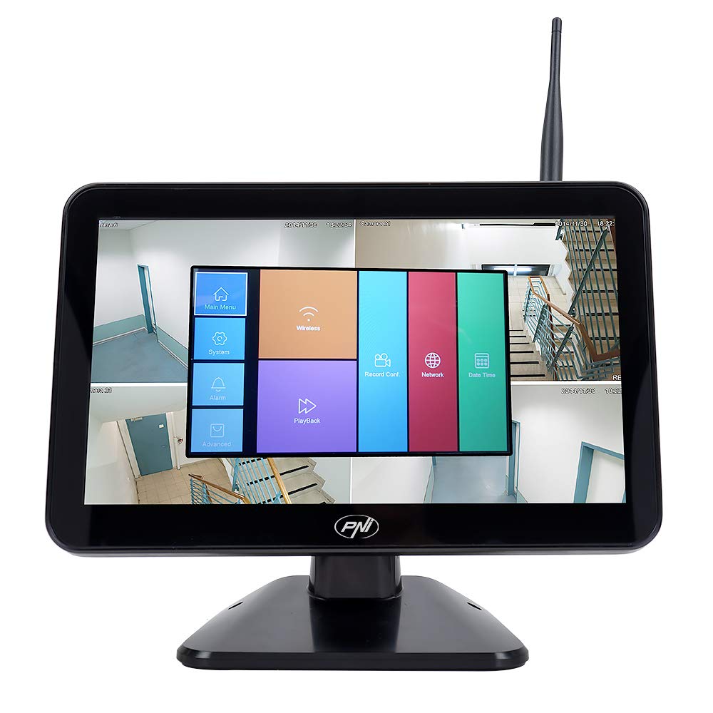 PNI House WiFi650 Kit Vidéosurveillance WiFi 4 Caméras