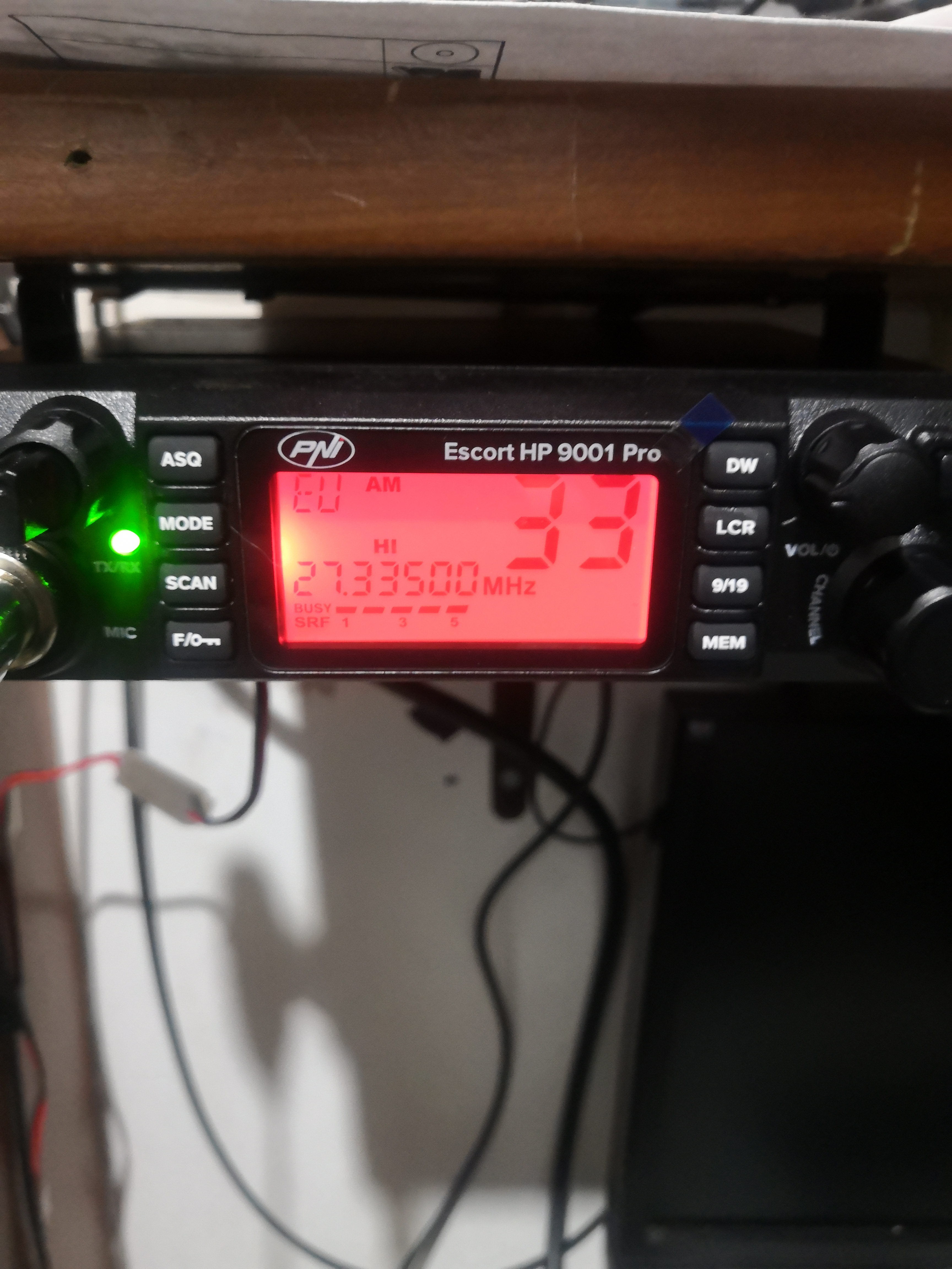 PNI Escort HP 9001 Pro radio CB AM-FM 12V/24V 4W