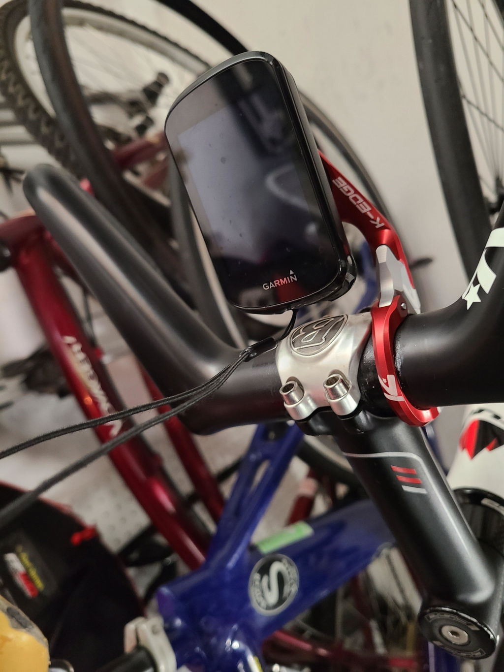 K-edge Computer Mounts Race Mount support vélo Garmin 31.8 noir