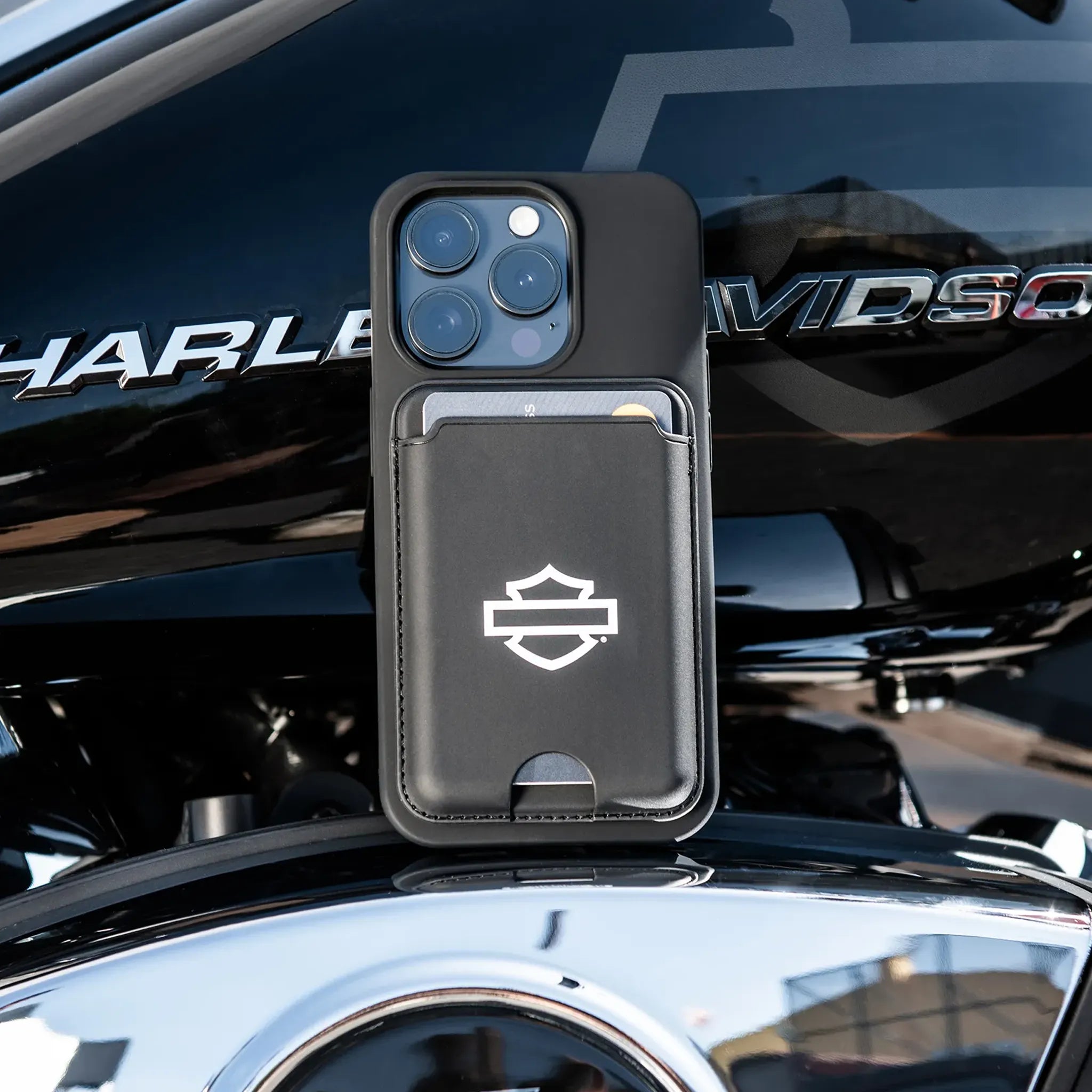 SP Connect Harley-Davidson portefeuille cartes Classic B&S