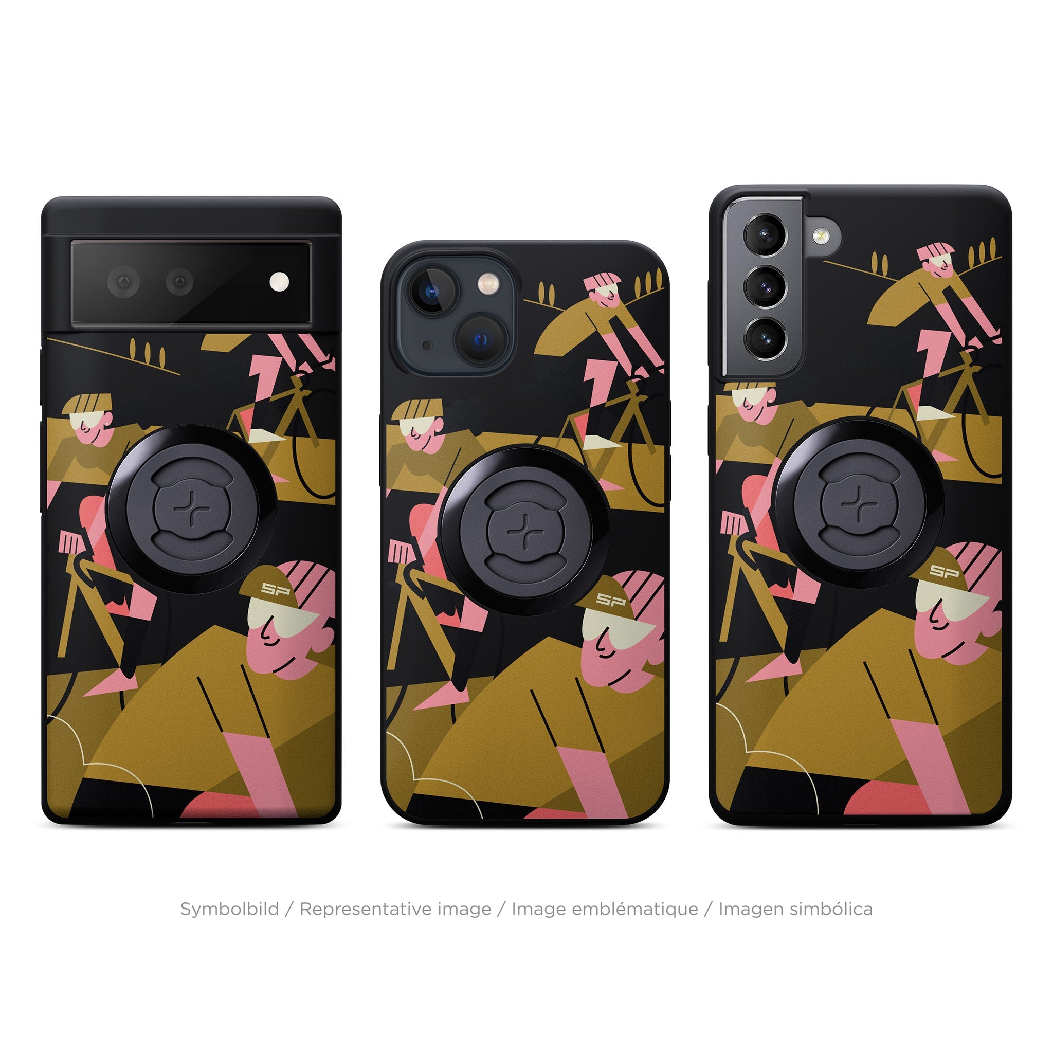 SP Connect 2Bros Gold coque vélo dorée