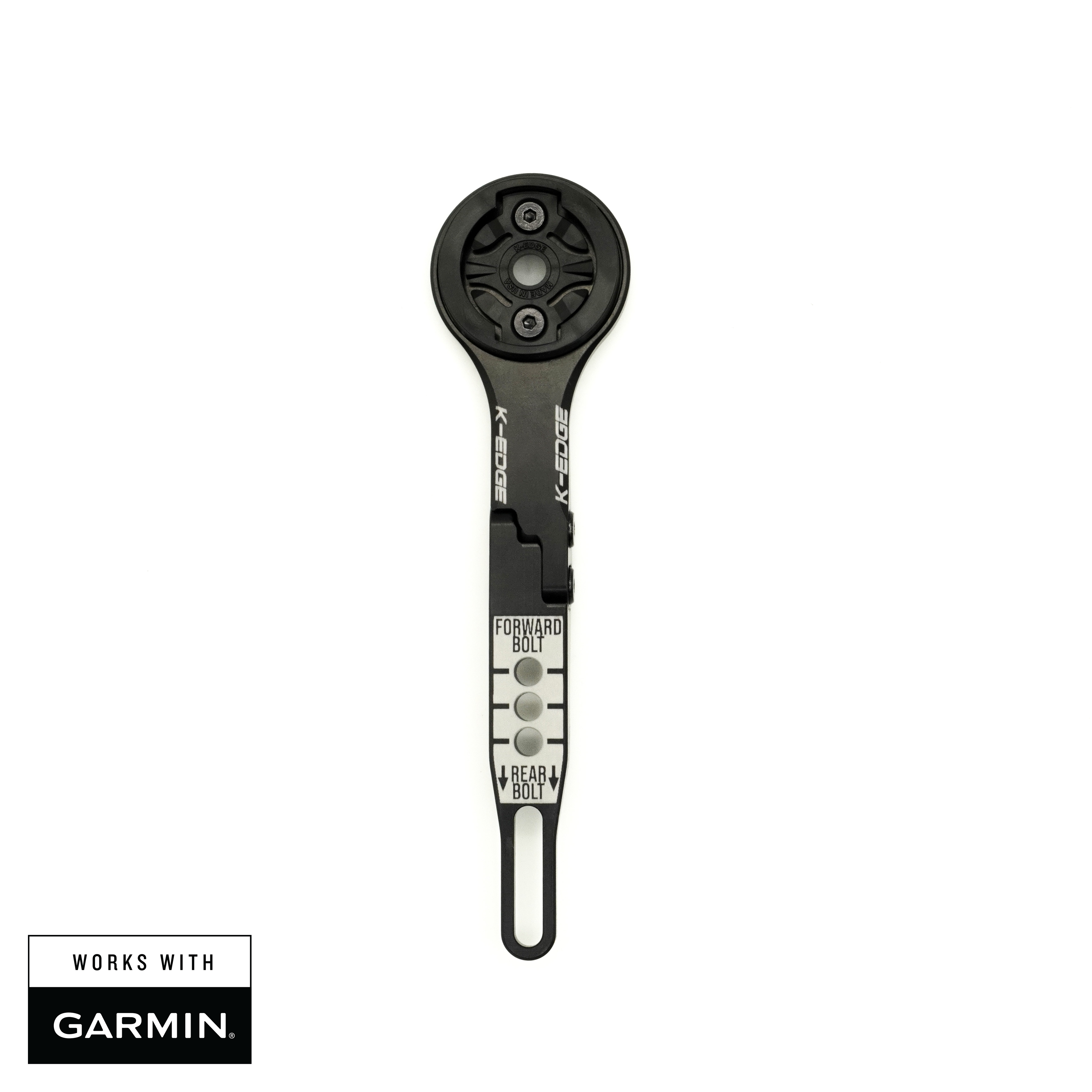 K-Edge IHS support compteur vélo combo noir Garmin Wahoo
