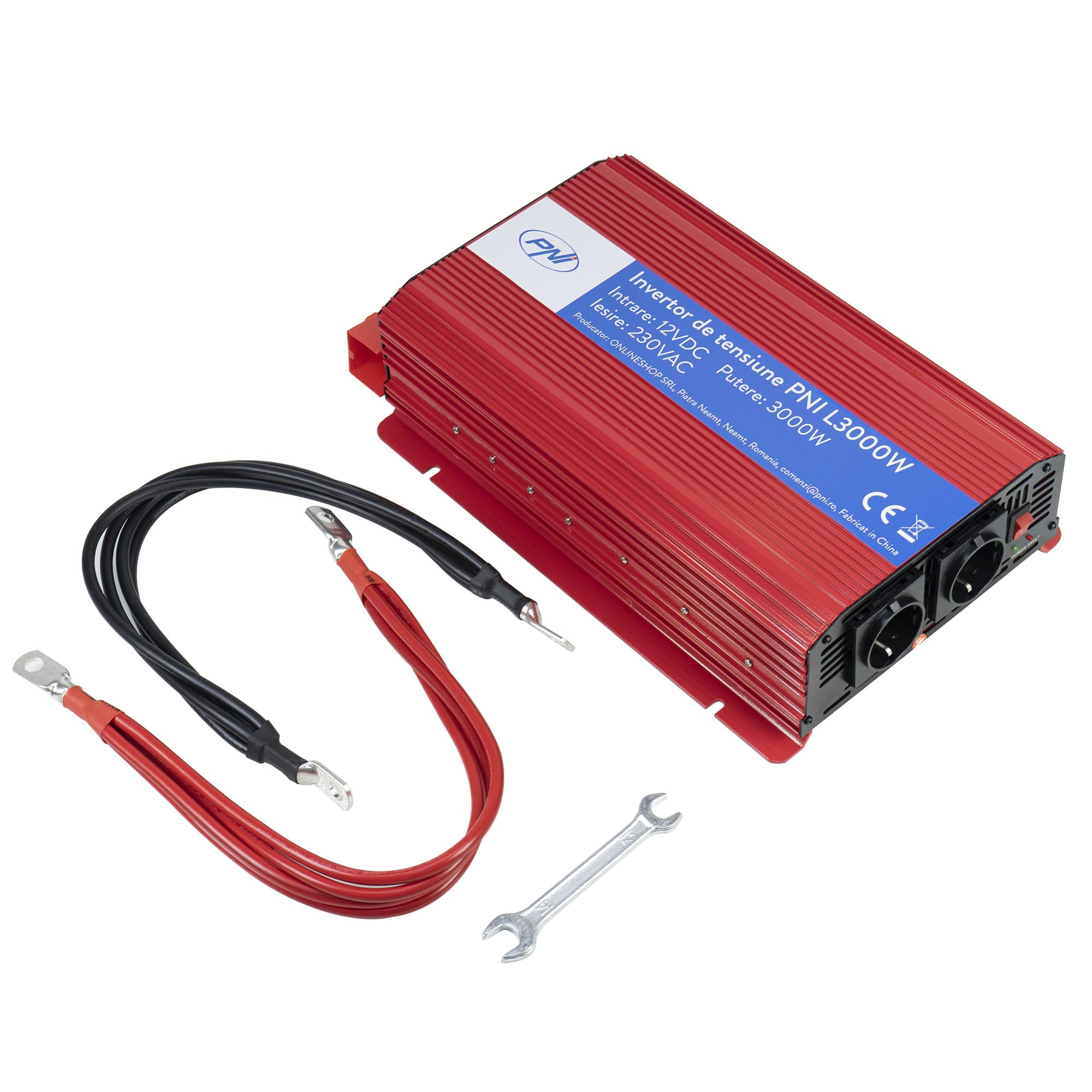 PNI L3000W onduleur voiture 12V 230V 3000W