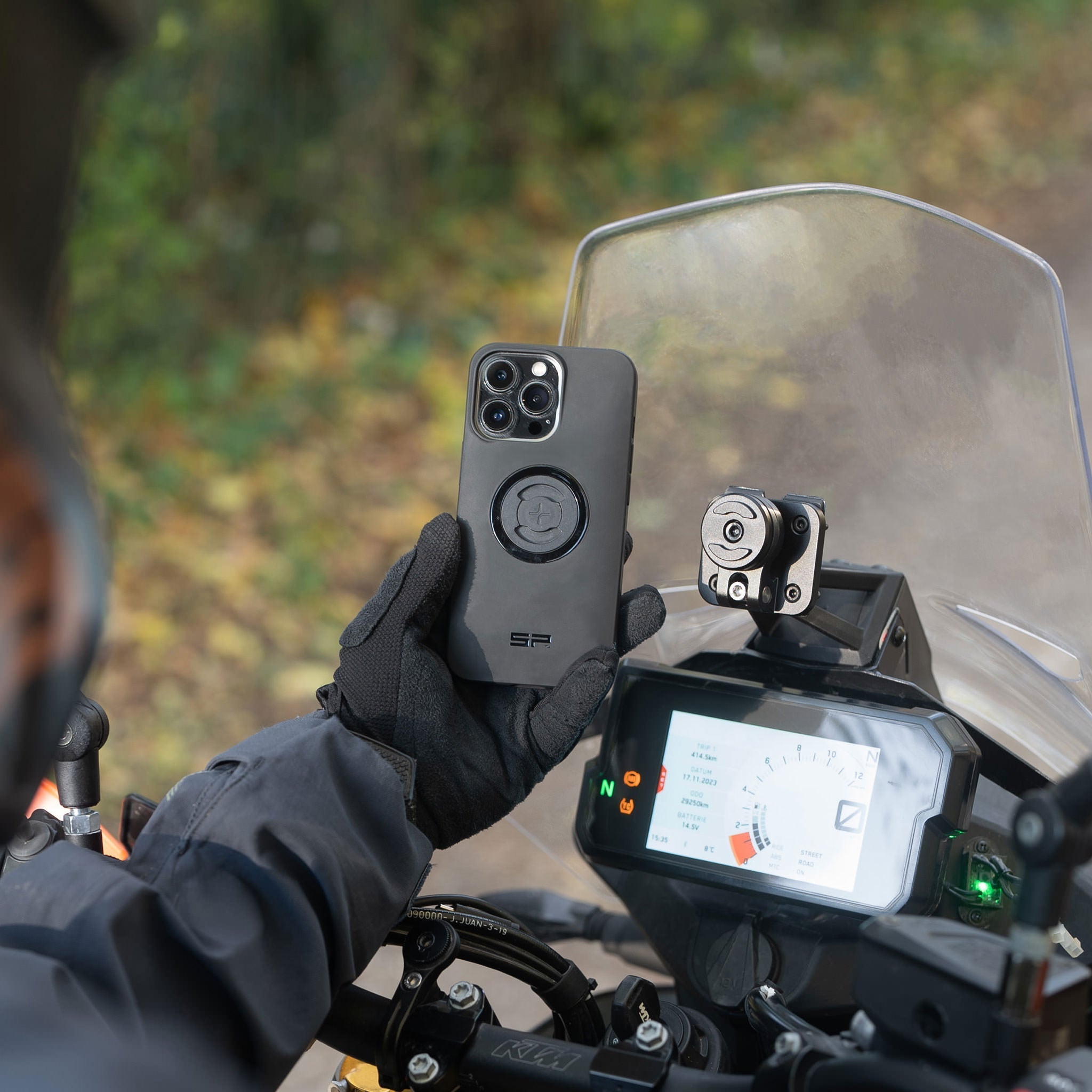 SP Connect GPS Cradle Mount support moto AMPS alu