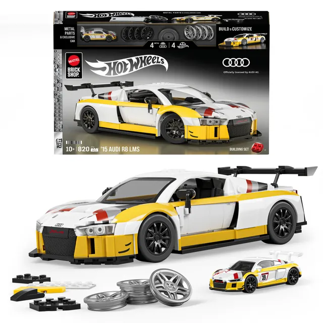 Hot Wheels Elite Series Audi R8 LMS jeu de construction 1:16