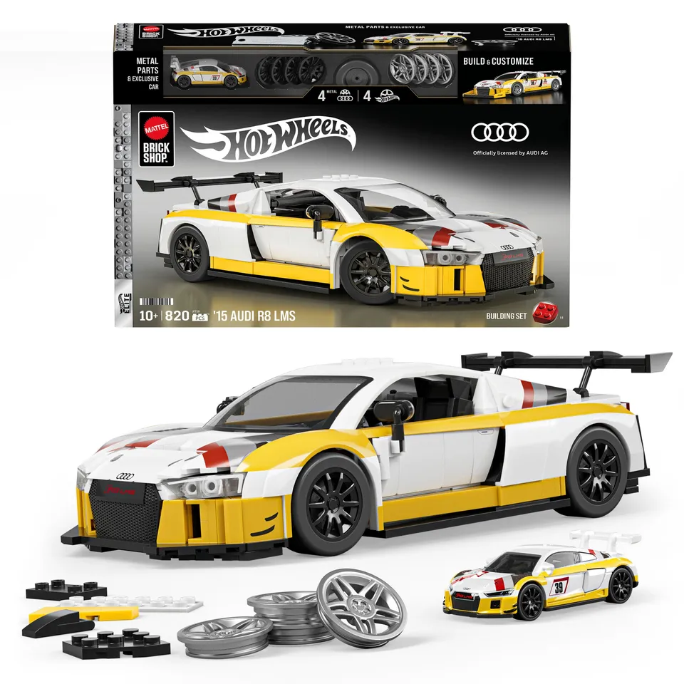 Hot Wheels Elite Series Audi R8 LMS jeu de construction 1:16