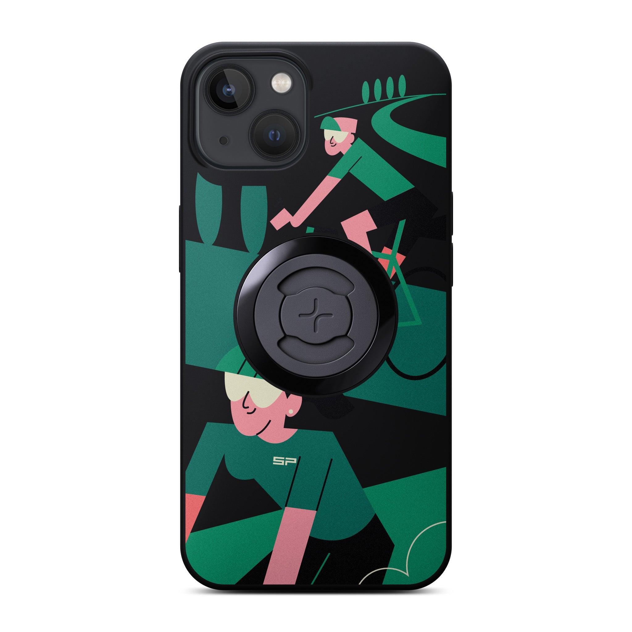 SP Connect 2Bros coque vélo Vert iPhone 16 Pro