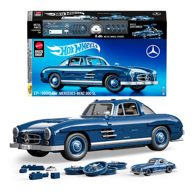 Hot Wheels Premium Mercedes 300 SL jeu de construction 1:12