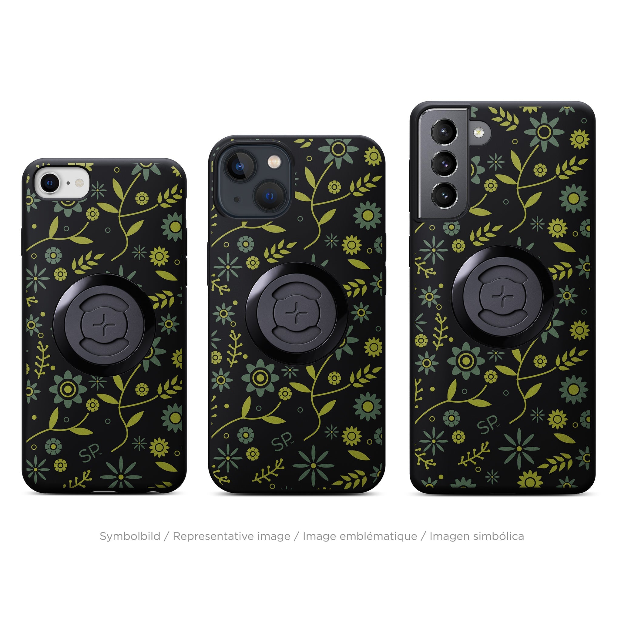 SP Connect Phone Case Garden Olive coque iPhone fixation vélo