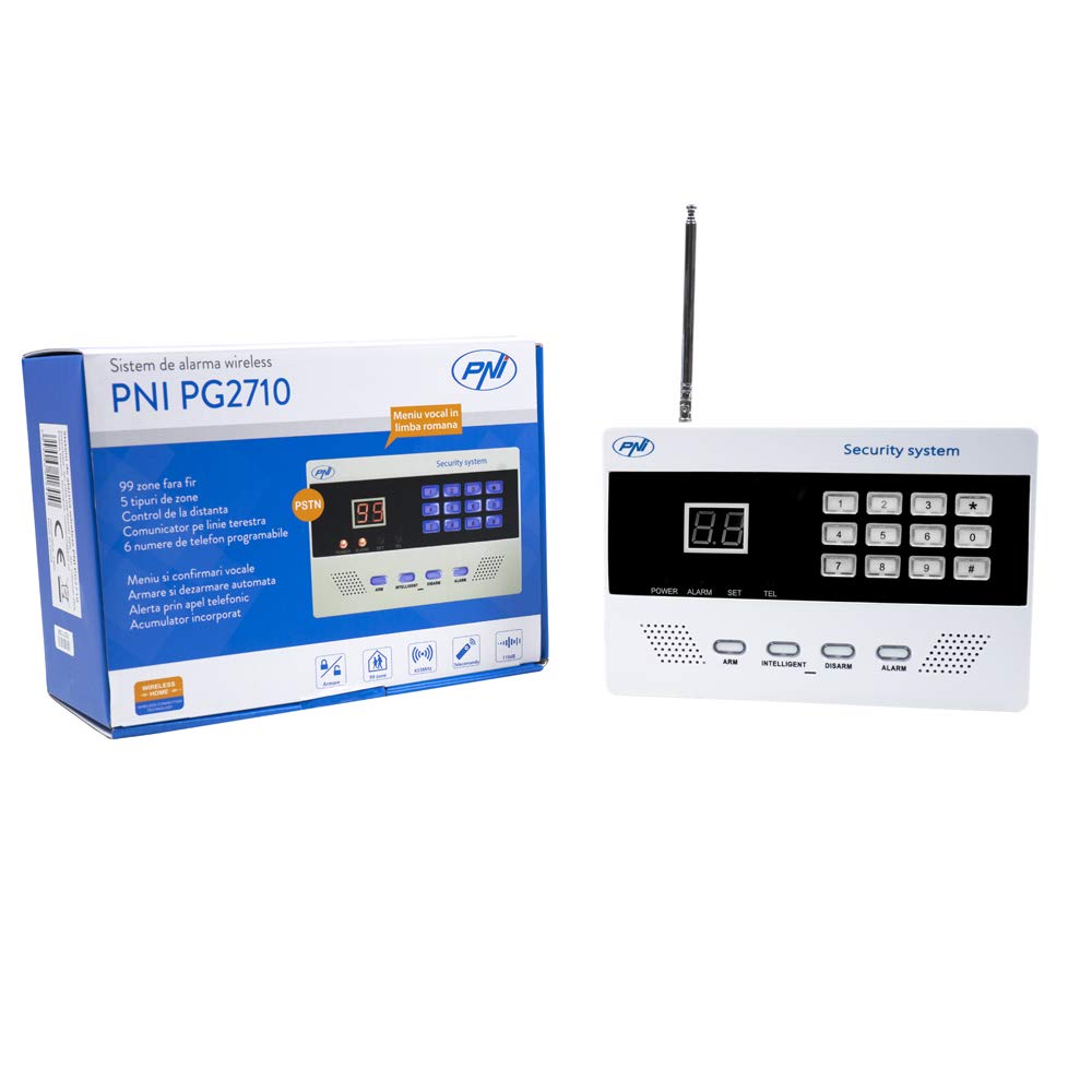 PNI PG2710 système alarme maison sans fil sirène 110 dB