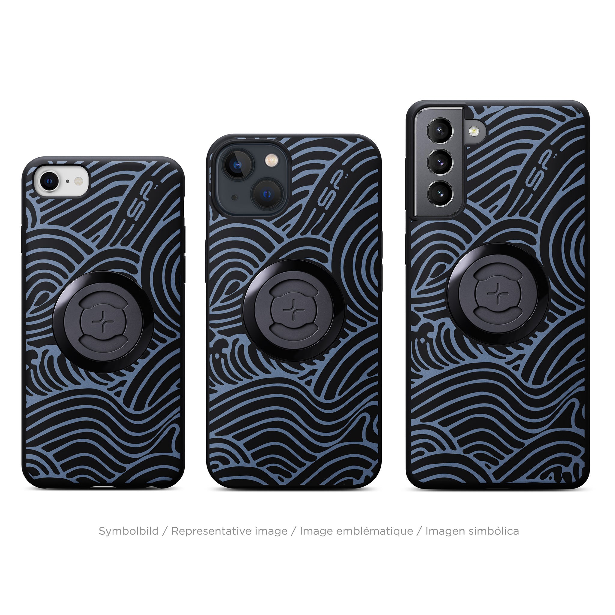 SP Connect Waves coque téléphone violet vélo