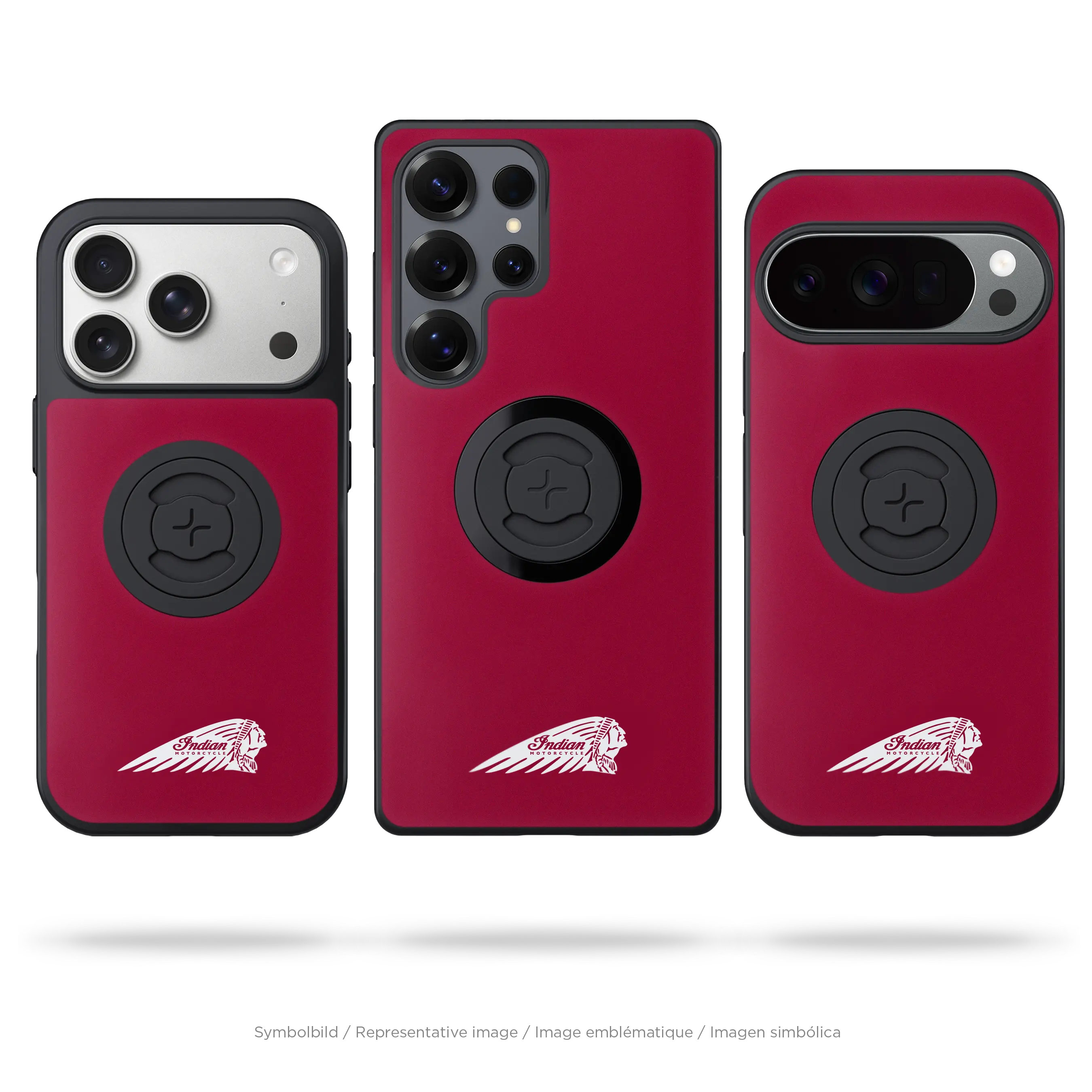 SP Connect Indian Headdress Red coque moto fixation vélo