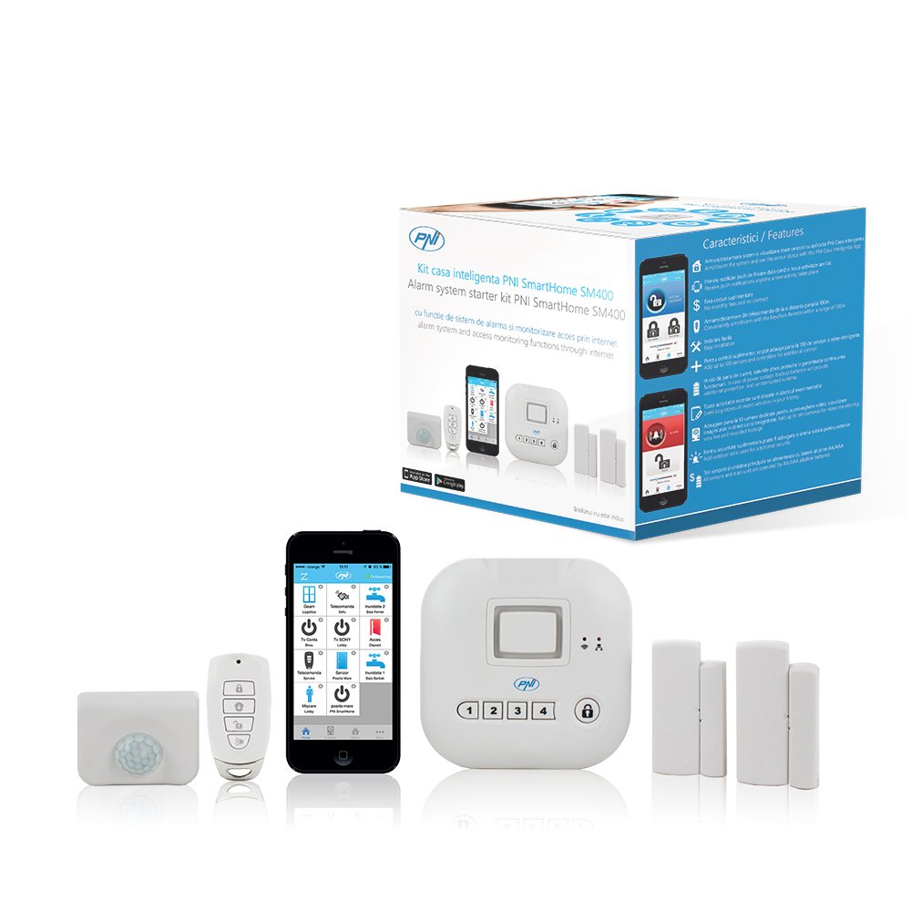 PNI Systèmes d'alarme SM400 alarme maison connectée