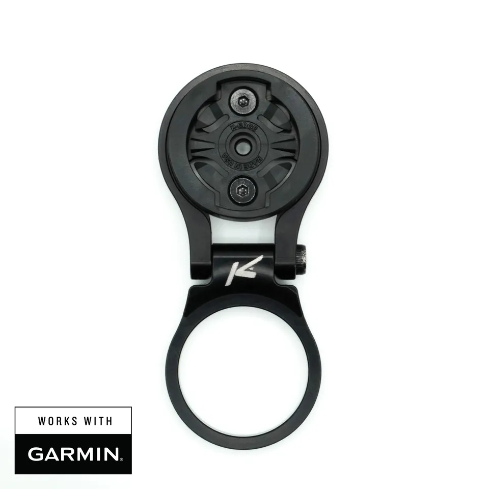 K-Edge Adjustable Stem Support Compteur Garmin Noir Vélo