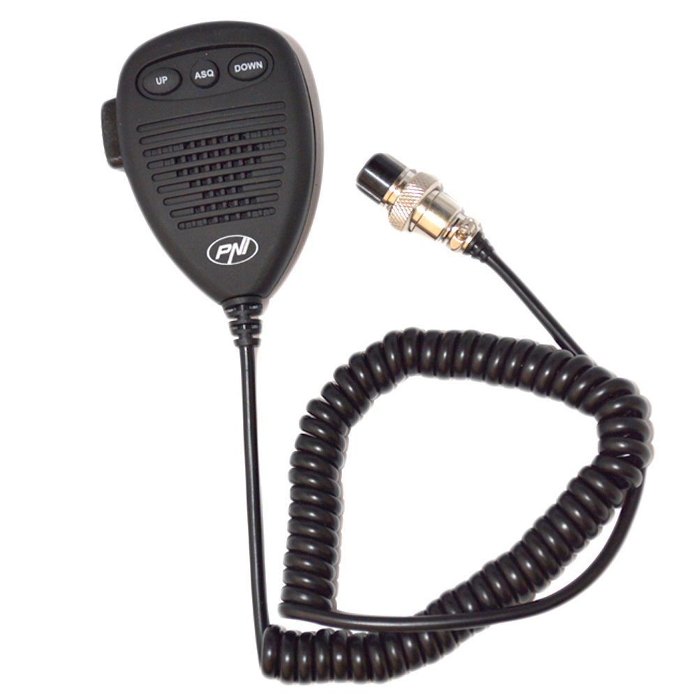 PNI MK8000 microphone CB 6 broches noir