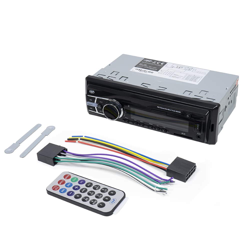 PNI Clementine 8524BT autoradio 1 DIN Bluetooth 12V 24V MP3