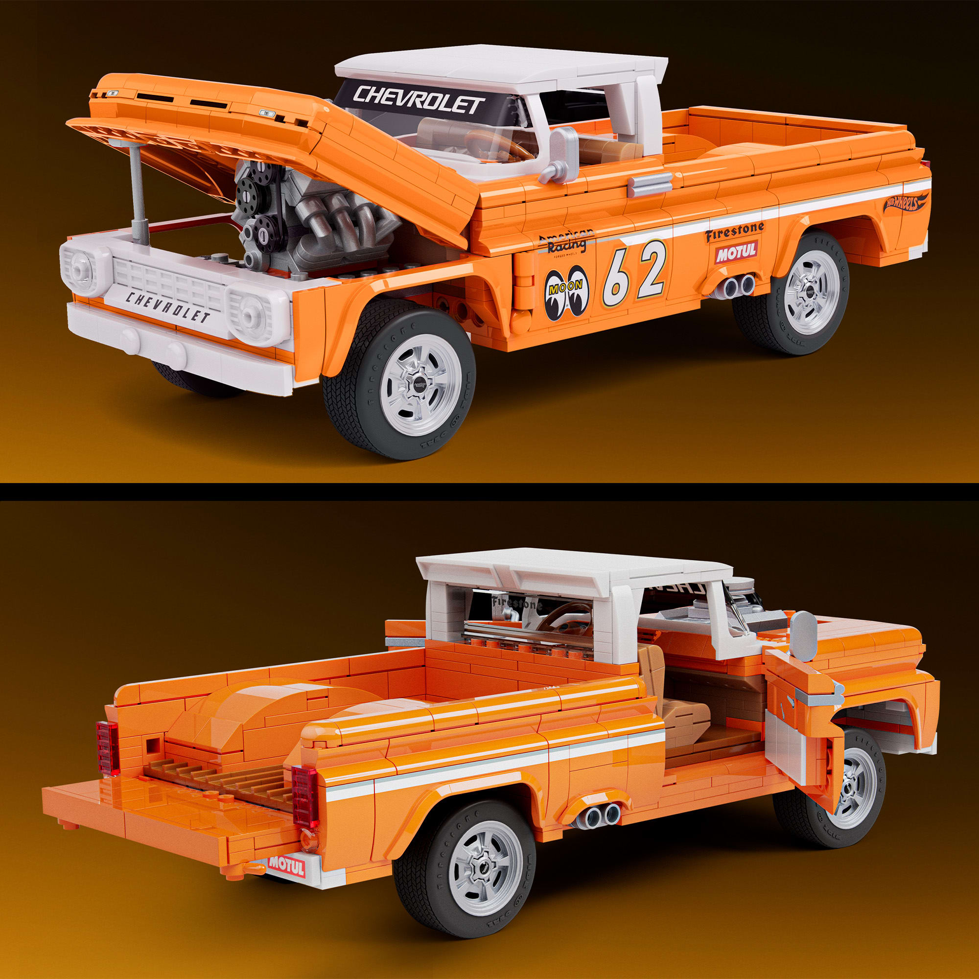 Hot Wheels Elite Series Chevy Pickup 62 jeu de construction 1:16