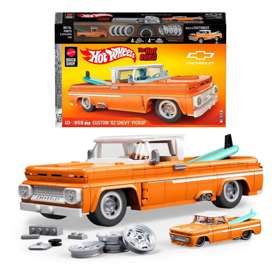 Hot Wheels Elite Series Chevy Pickup 62 jeu de construction 1:16