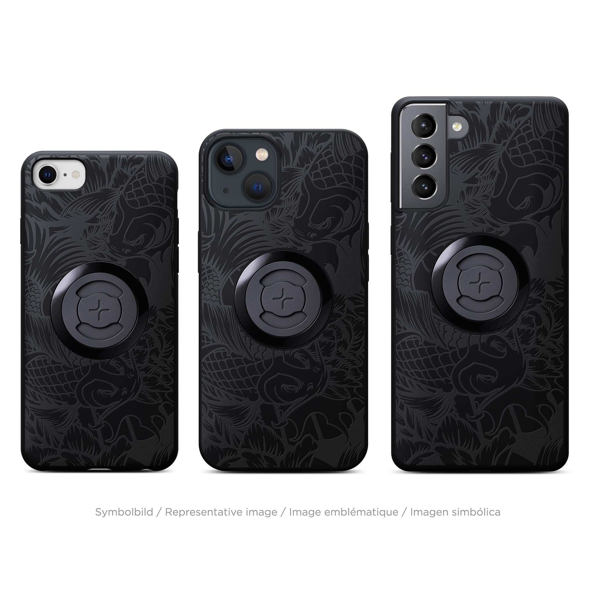 SP Connect Phone Case Edition Koi coque vélo transparente