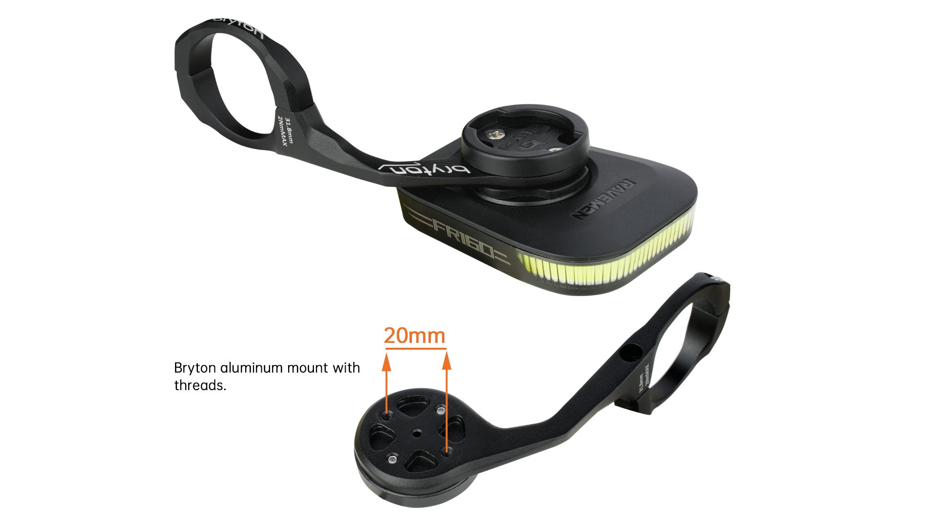 Ravemen AGM02 patte Garmin vélo nylon + vis