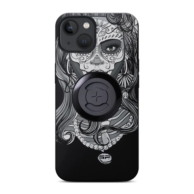 SP Connect Phone Case Edition Sugar Skull coque vélo blanc