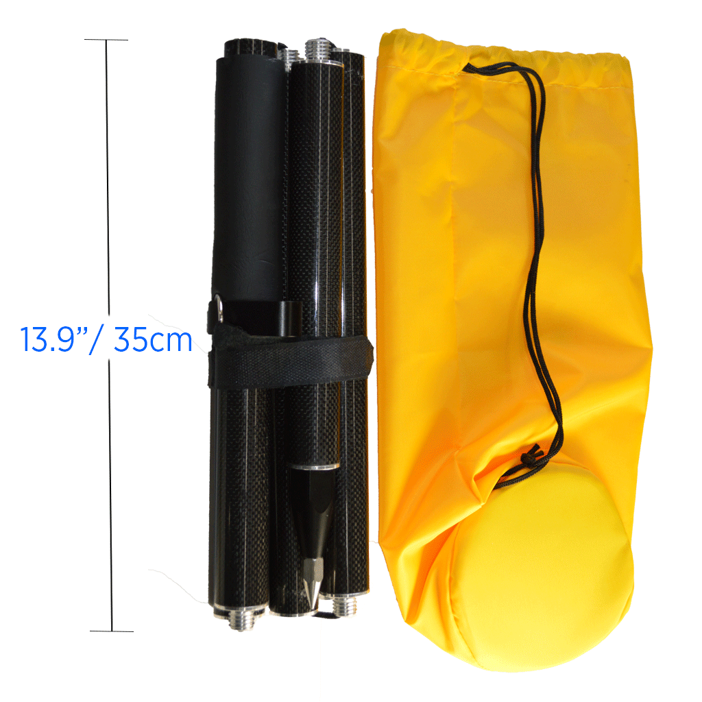 Bad Elf Flex Field Pole canne GPS carbone 2 m