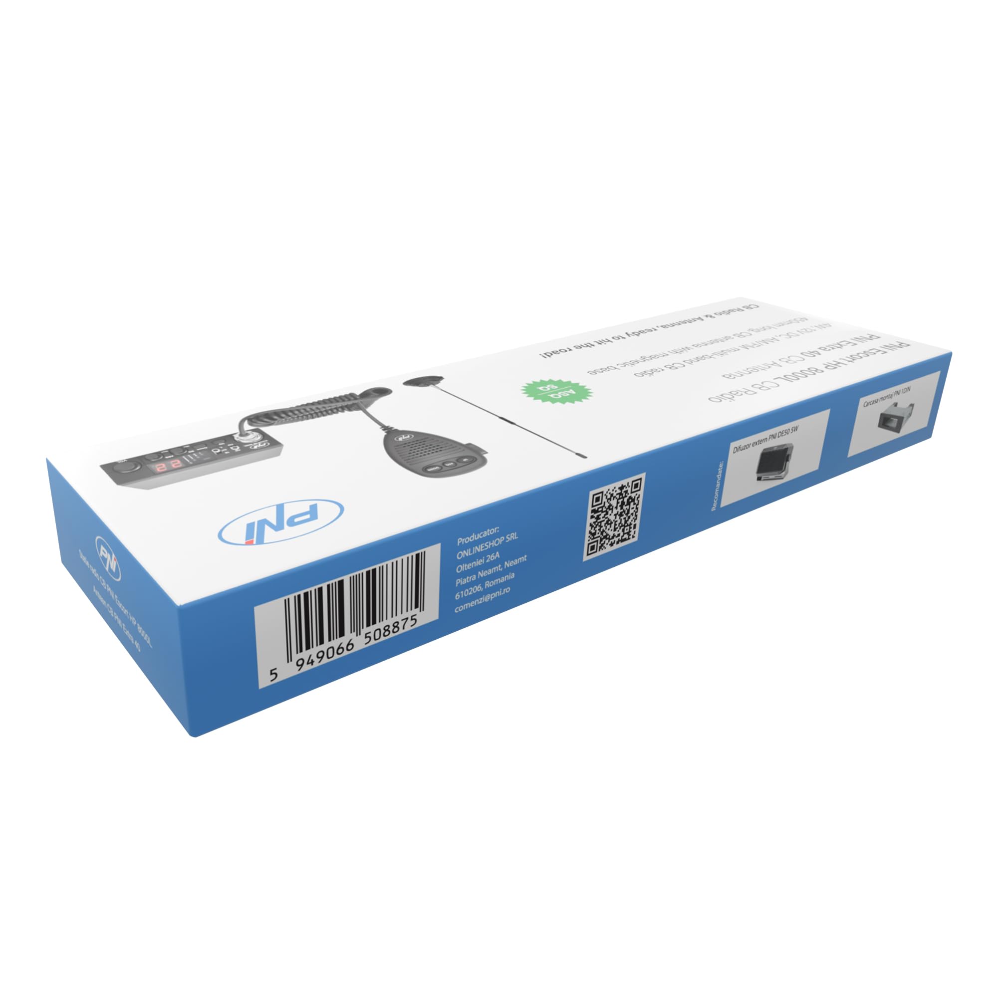 PNI Escort HP 8000L station CB + antenne Extra 40 aimant