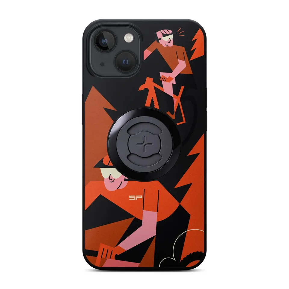 SP Connect 2Bros coque téléphone rouge vélo moto