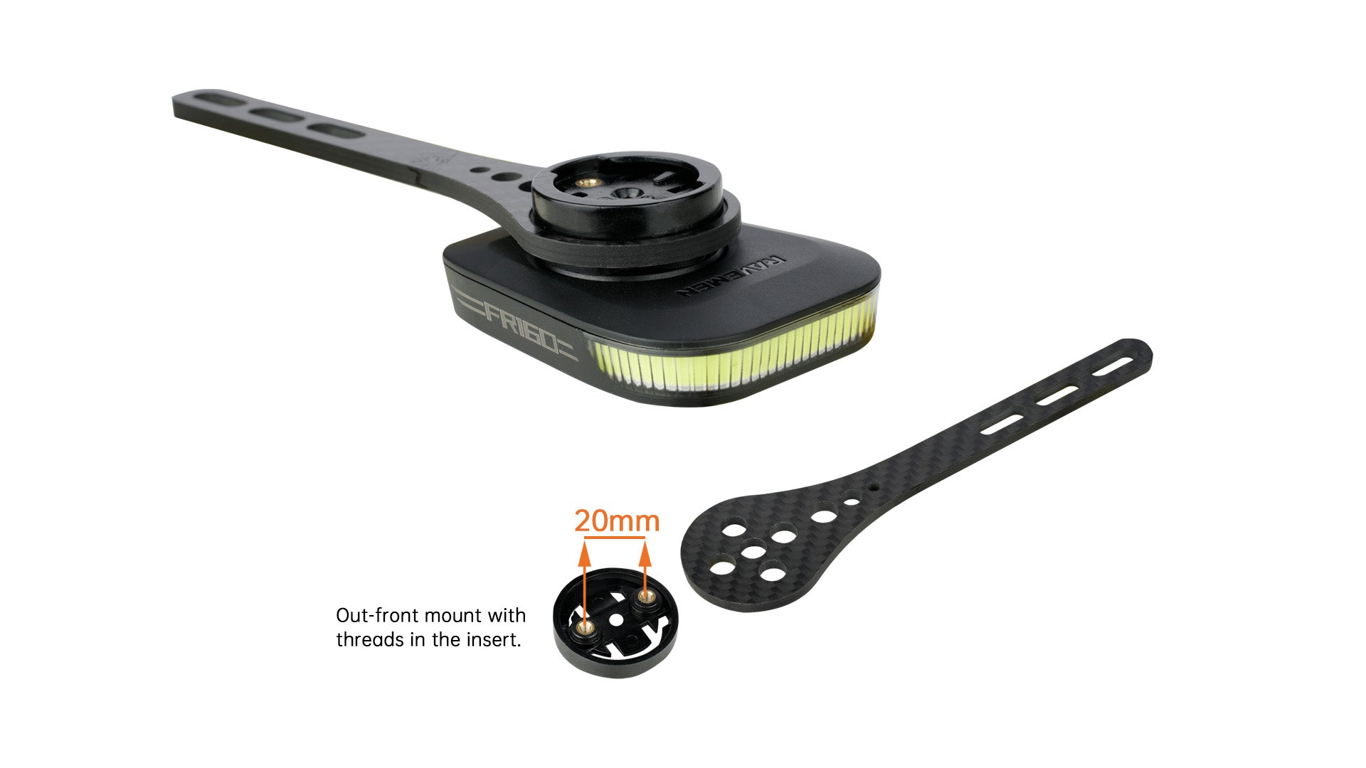 Ravemen AGM02 patte Garmin vélo nylon + vis