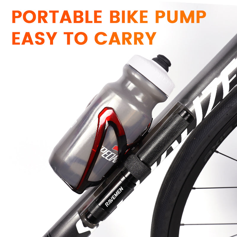 Ravemen MP01 mini pompe vélo 260 PSI Presta Schrader cadre