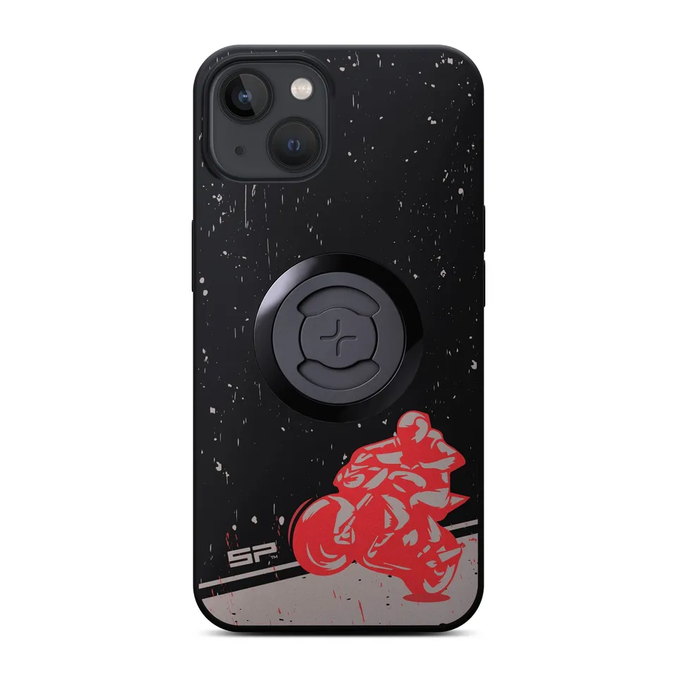 SP Connect Phone Case Vintage Moto coque Rouge fixation vélo