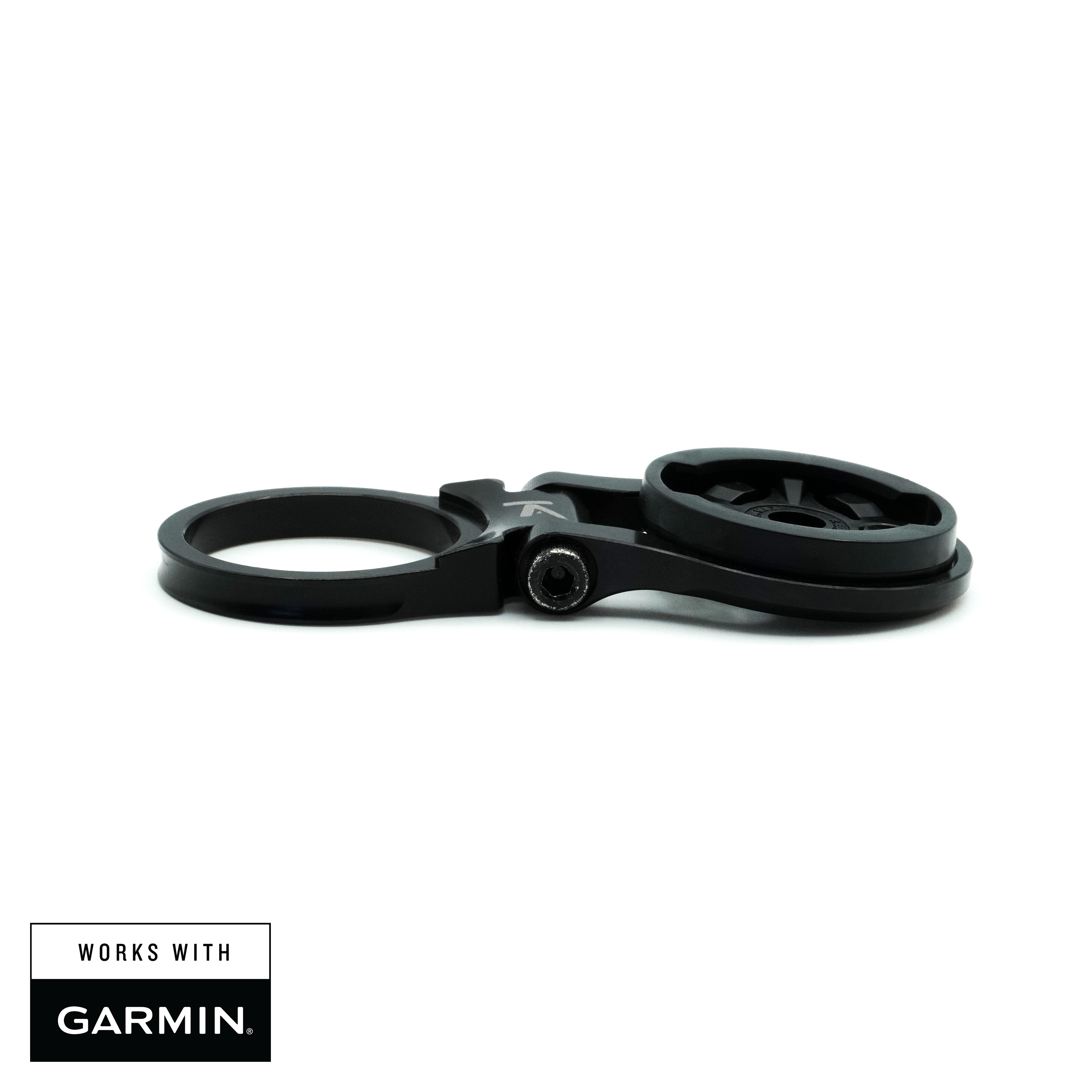 K-Edge Adjustable Stem Support Compteur Garmin Noir Vélo
